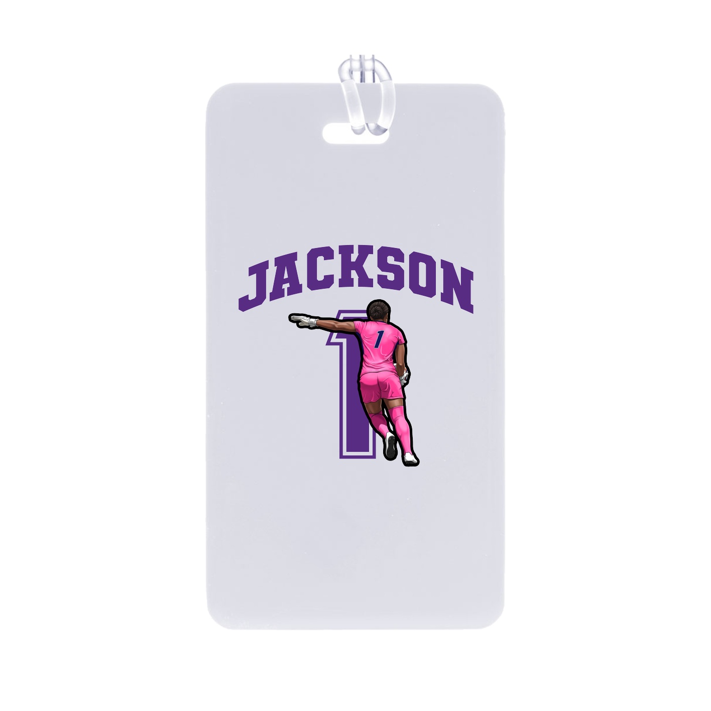 Bag Tag — Number in Classic