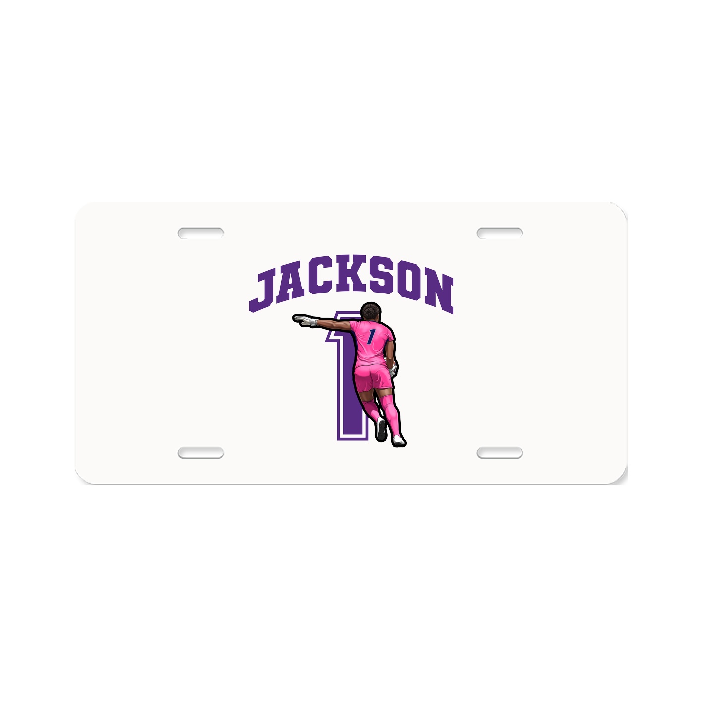 License Plate — Number in Classic