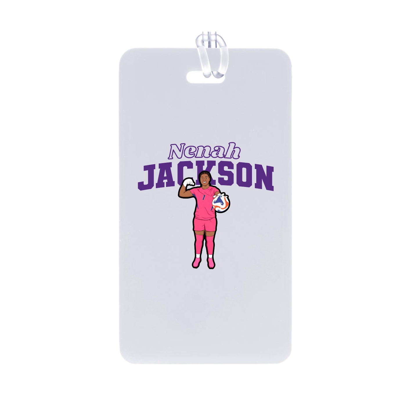 Bag Tag — Name Arch in Classic