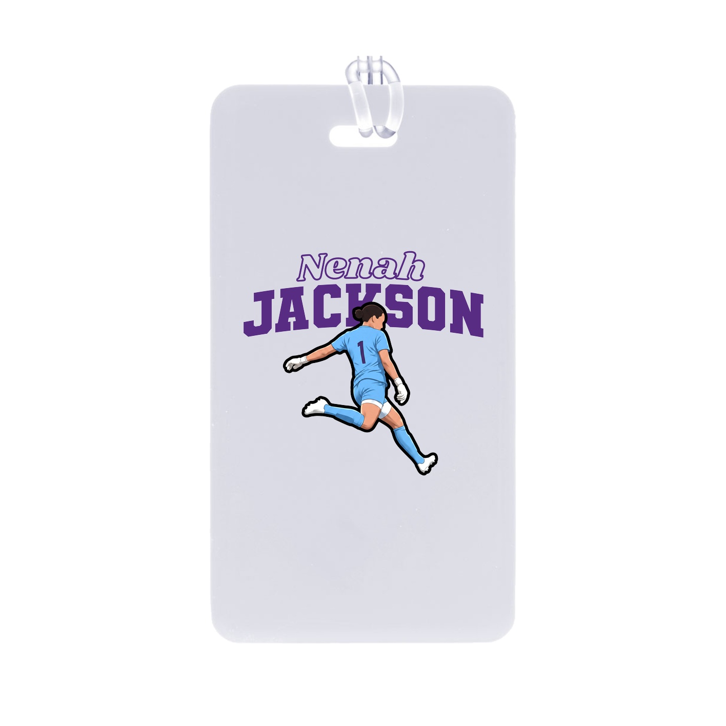Bag Tag — Name Arch in Classic