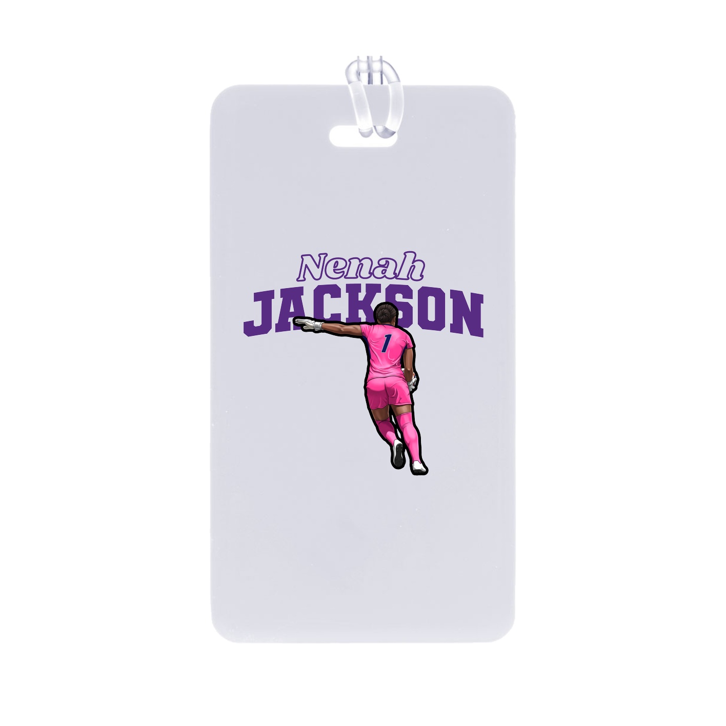 Bag Tag — Name Arch in Classic