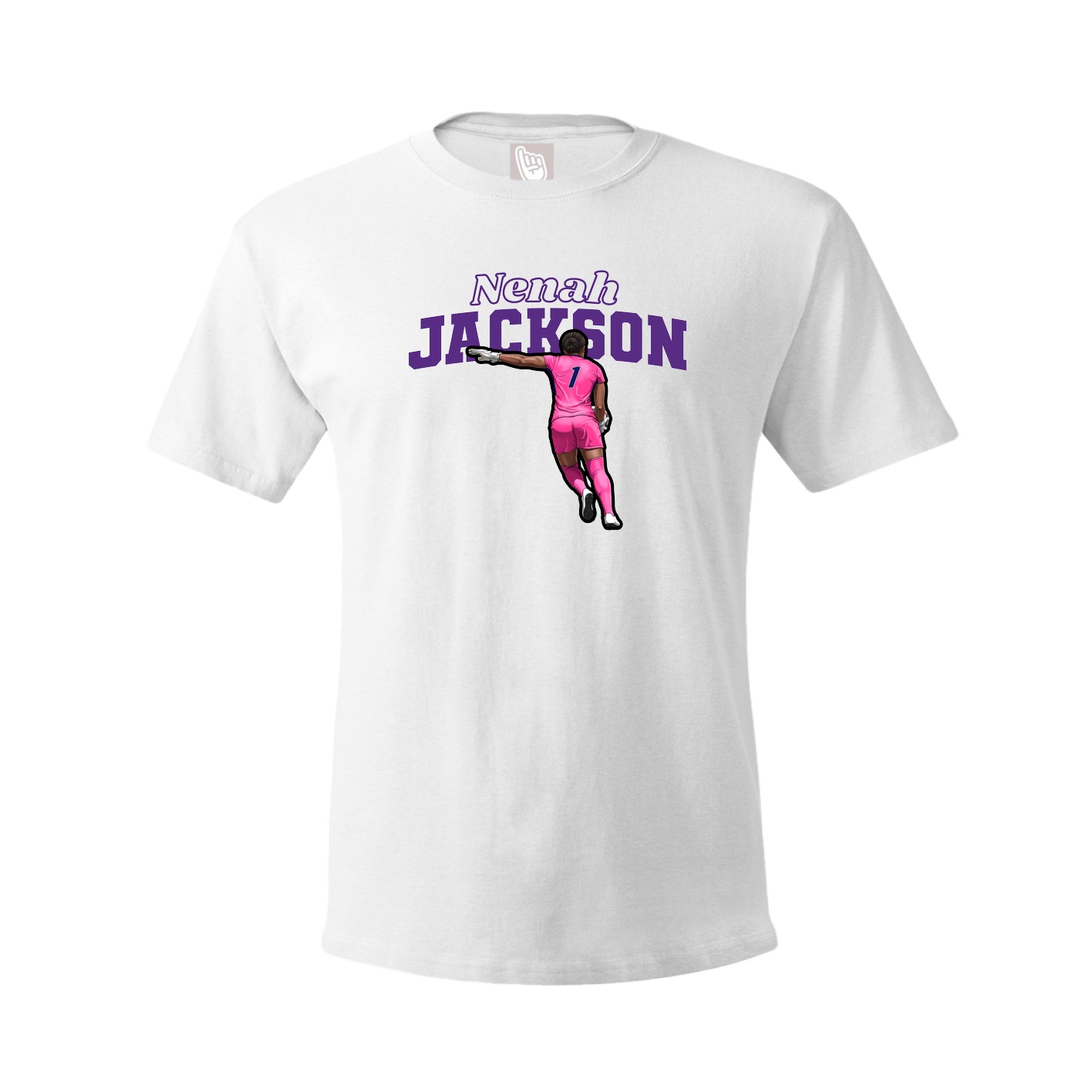 Tee — Name Arch in White
