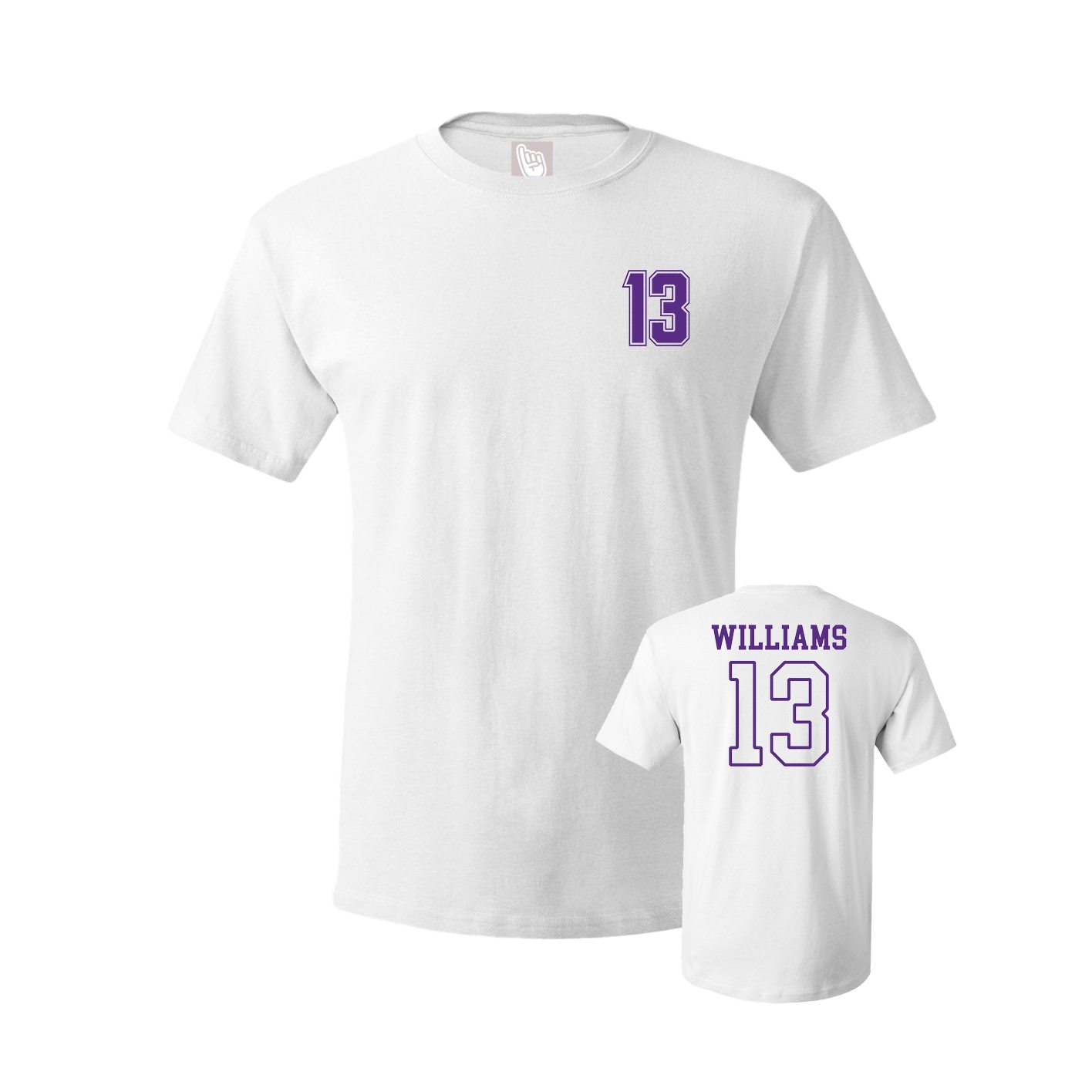 Youth Tee — Chest Back in White