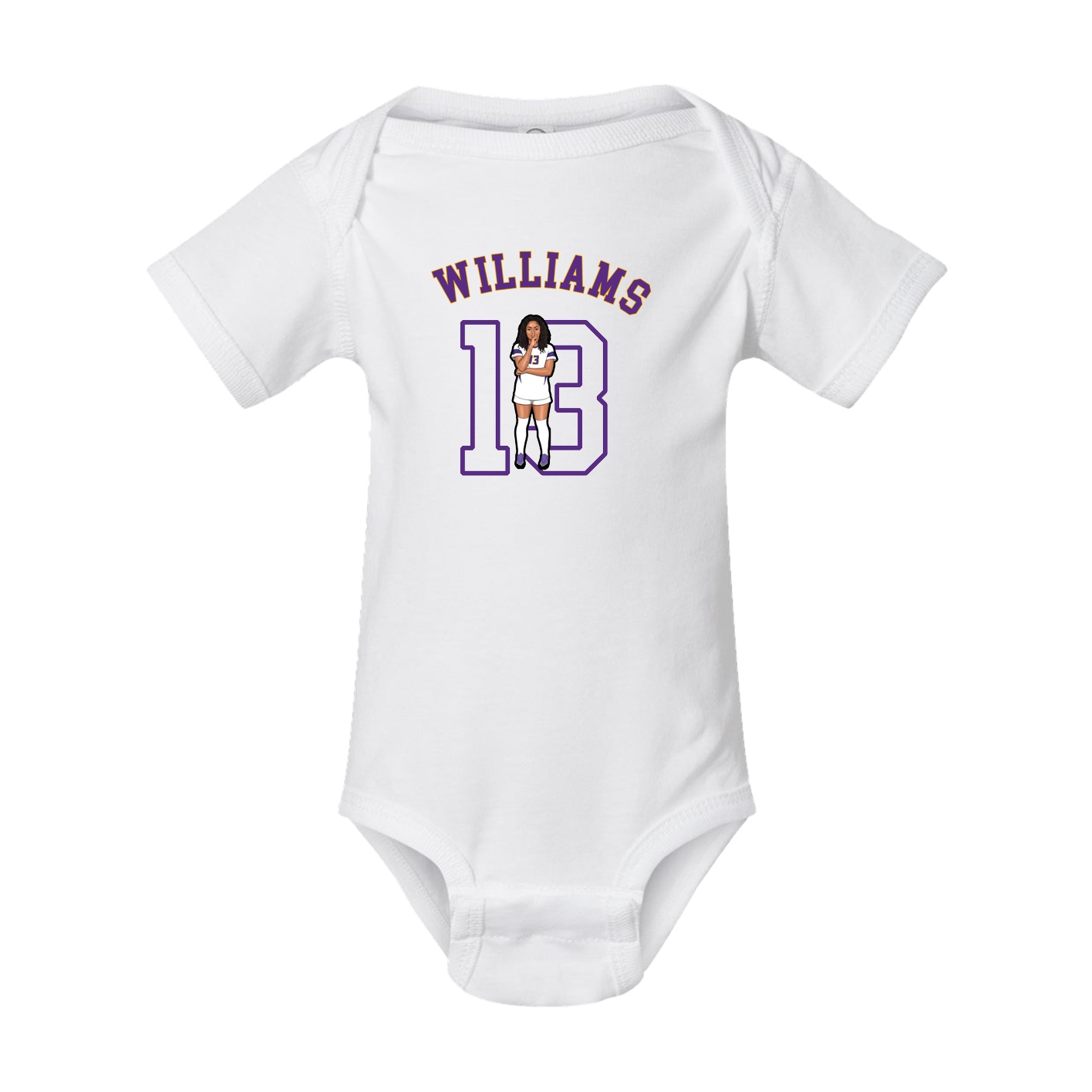 Baby Onesie — Shirsey Arch in White