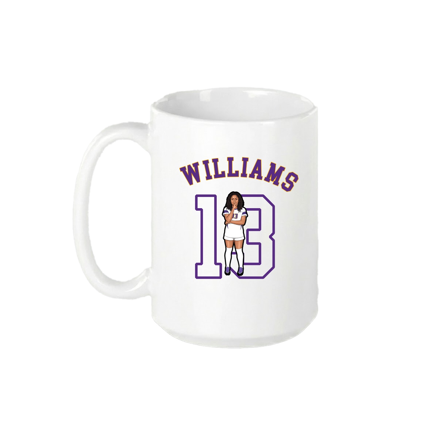 15oz Coffee Mug — Shirsey Arch in White