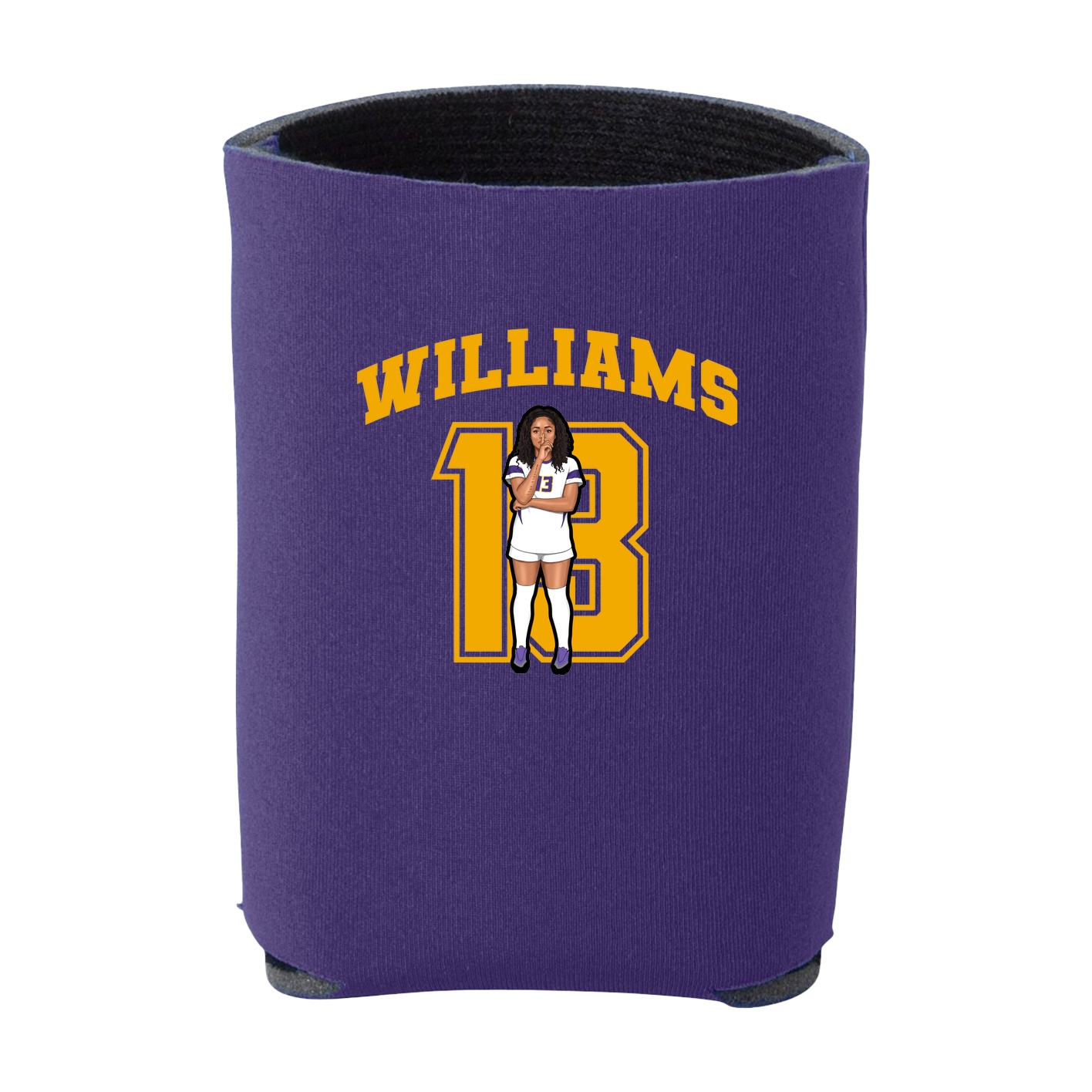Can Holder — Number in Purple