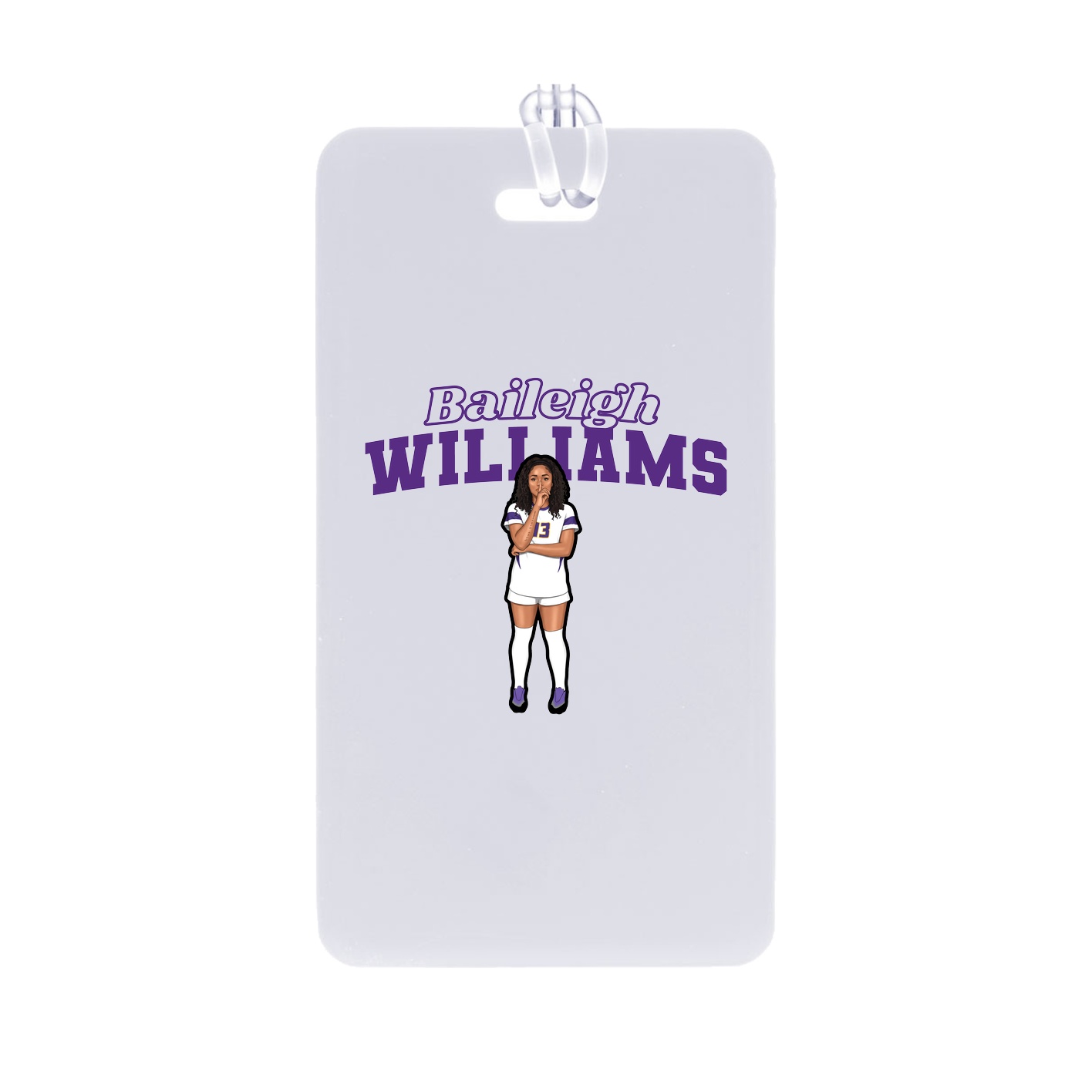 Bag Tag — Name Arch in Classic