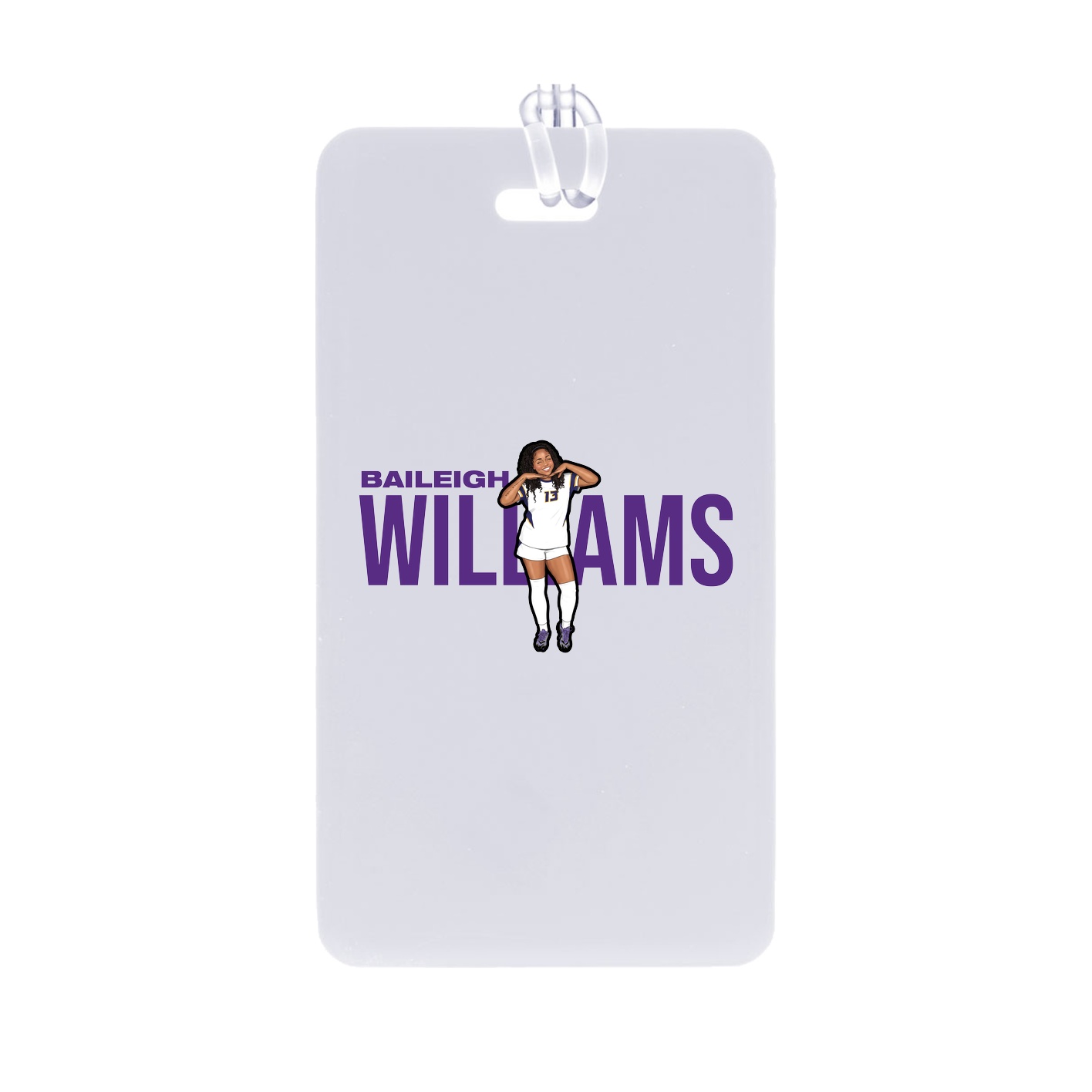 Bag Tag — Player Name in Classic