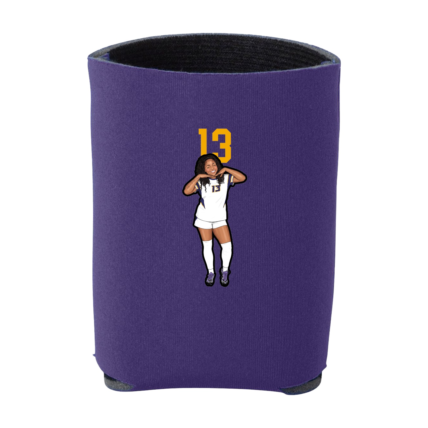Can Holder — Number Top in Purple