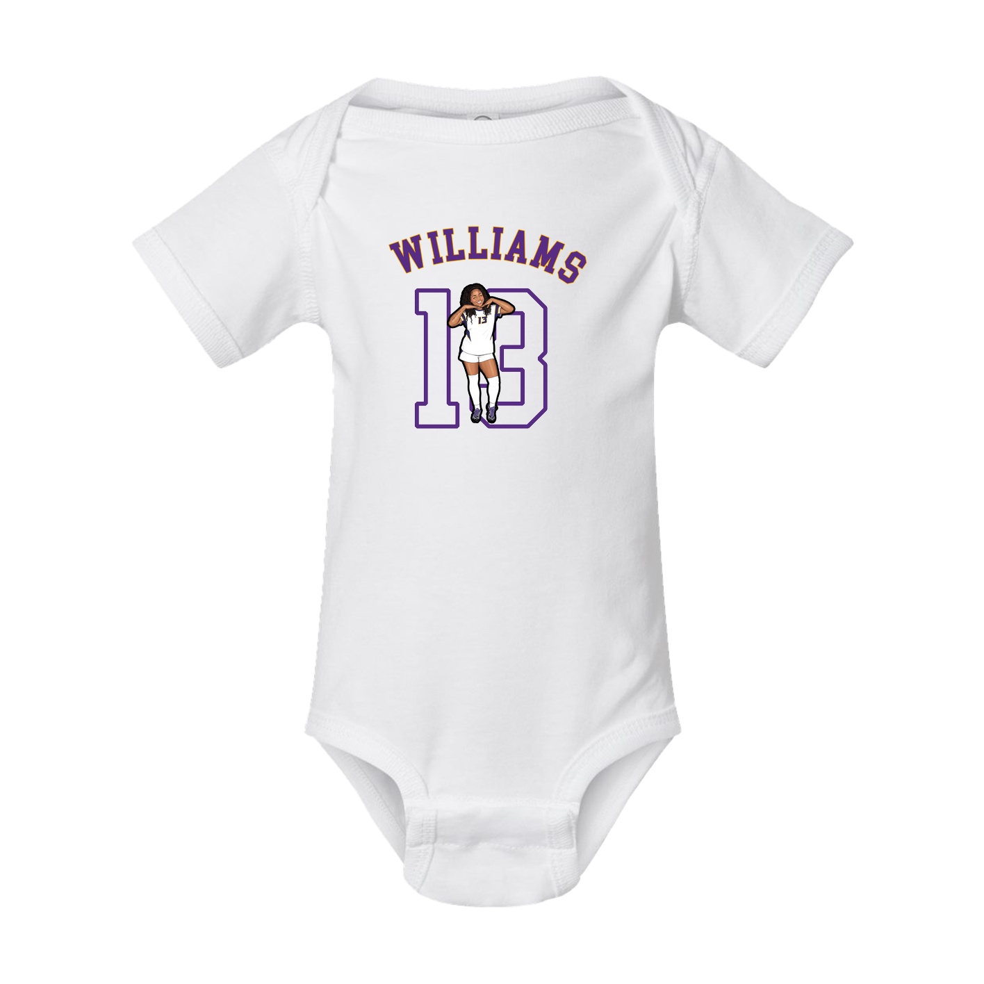 Baby Onesie — Shirsey Arch in White