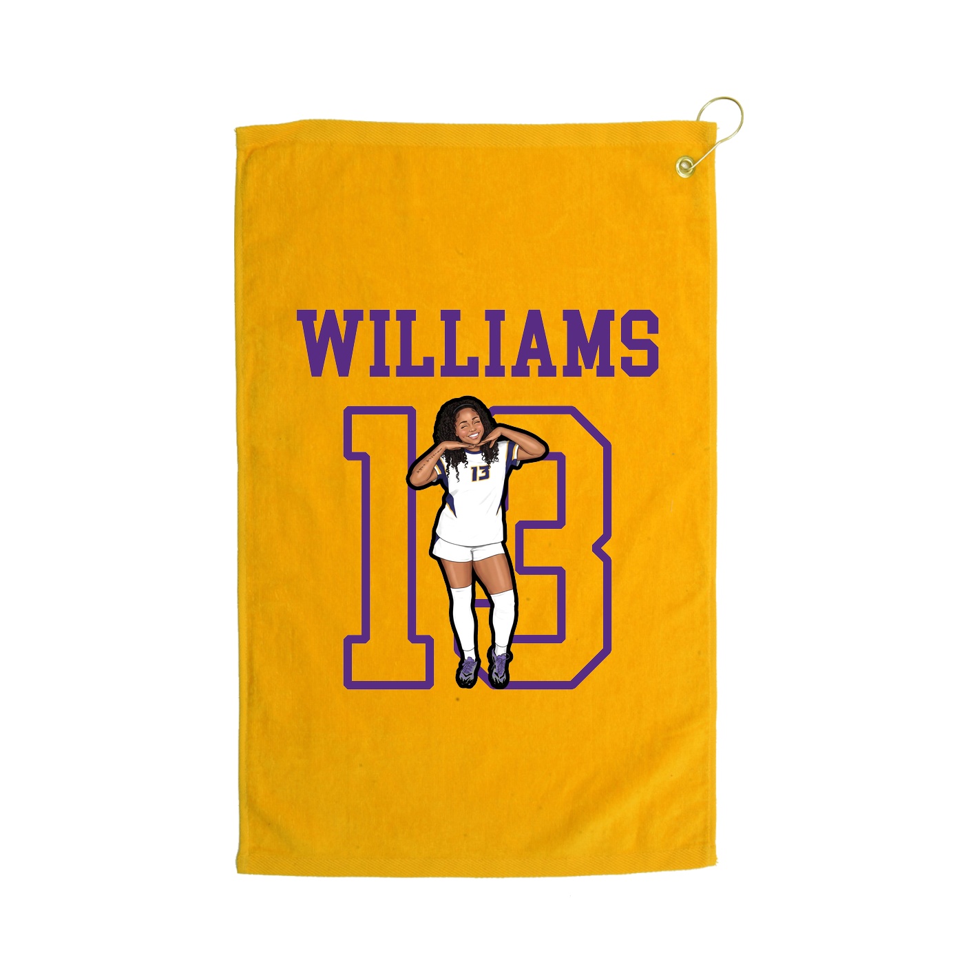Golf Towel — Shirsey in Gold