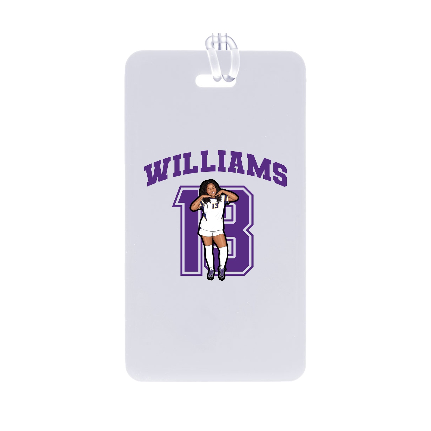 Bag Tag — Number in Classic