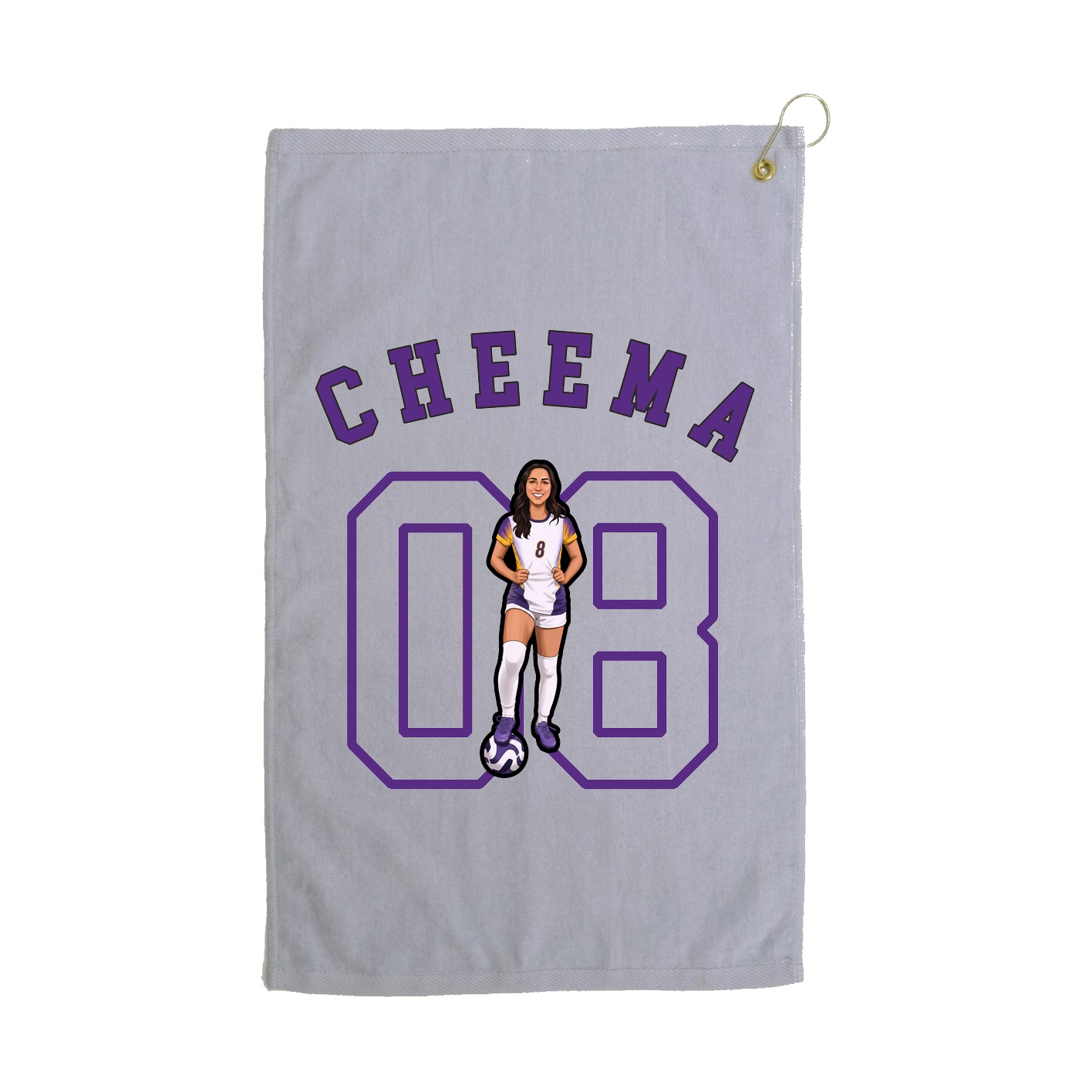 Golf Towel — Shirsey Arch in Grey
