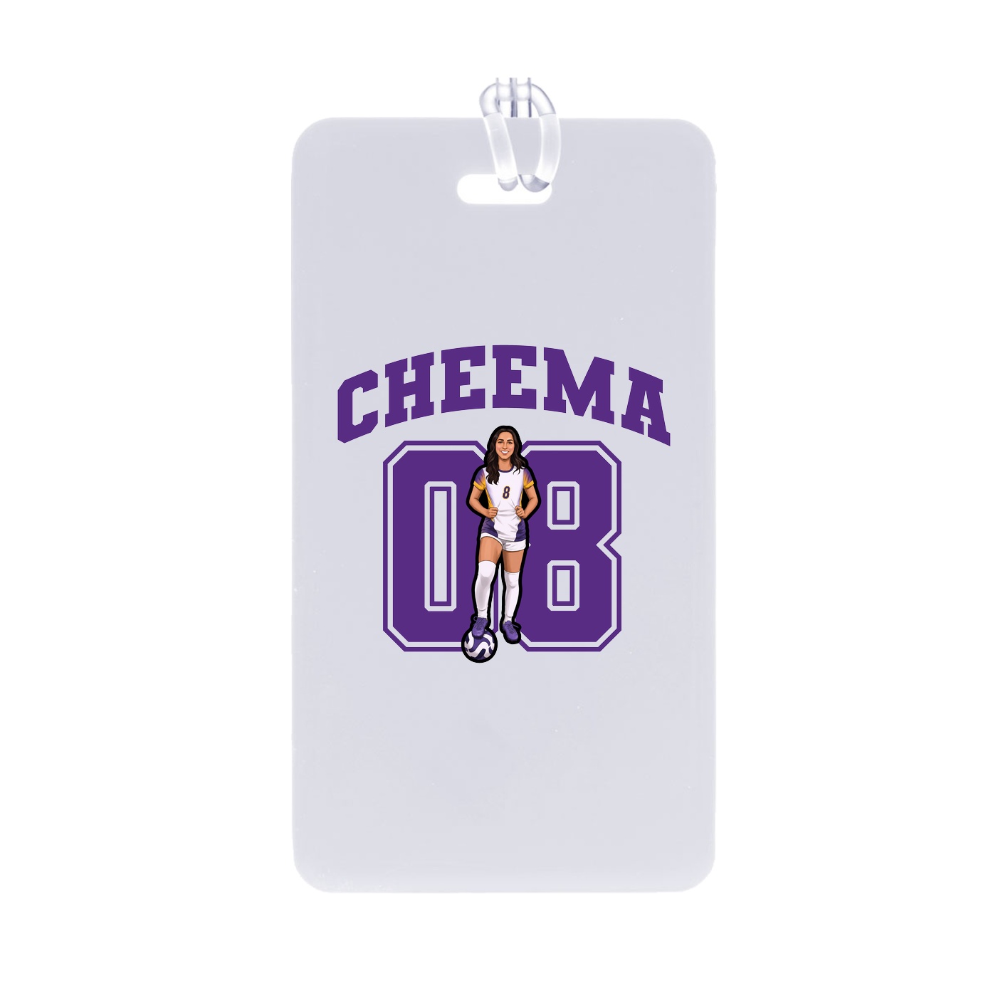 Bag Tag — Number in Classic