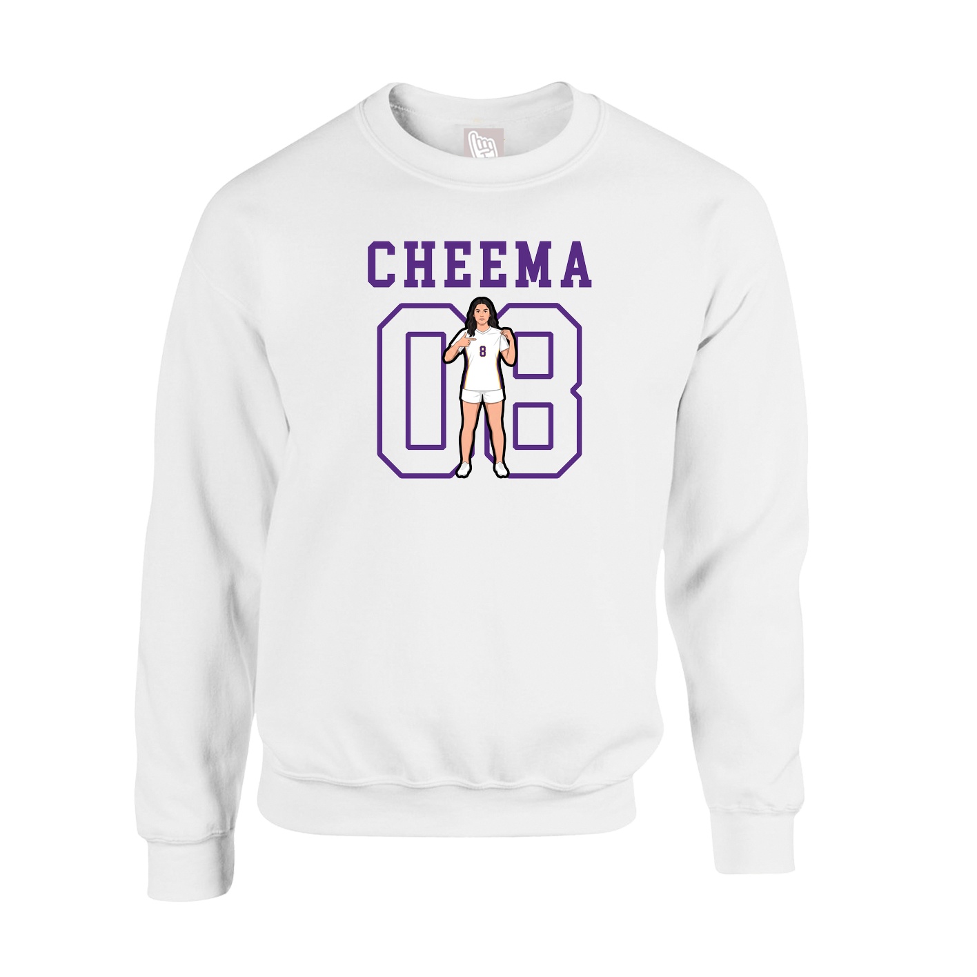 Fleece Crew — Shirsey in White