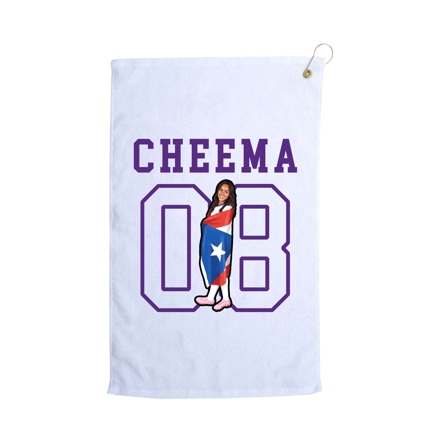 Golf Towel — Shirsey in White