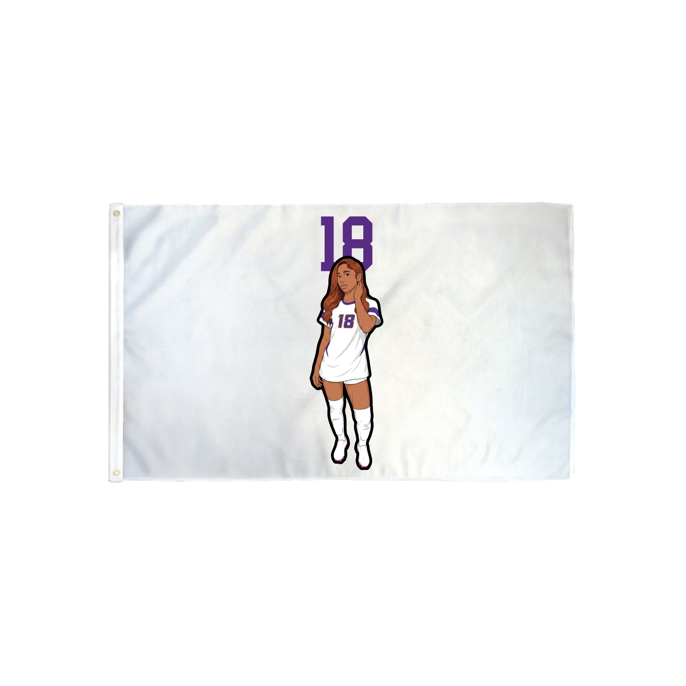 3x5 Flag — Number Top in Classic
