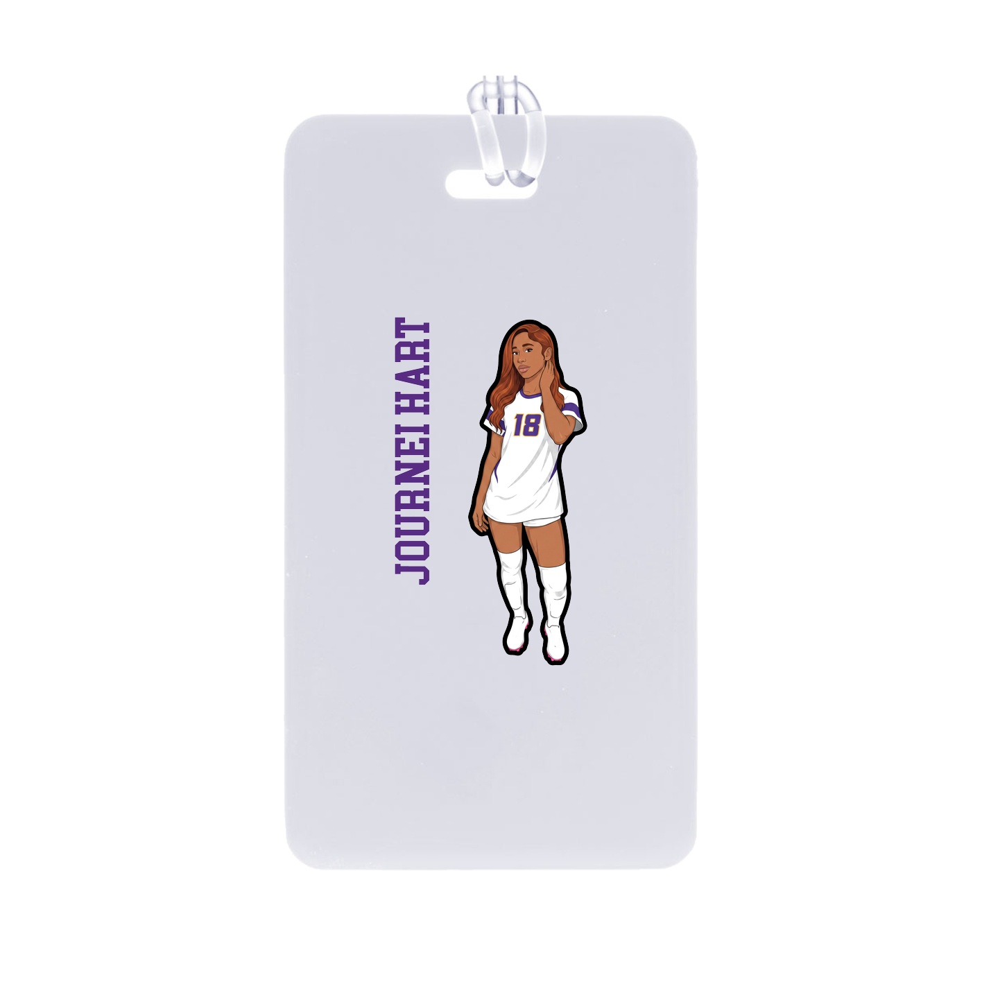 Bag Tag — Name Vertical in Classic