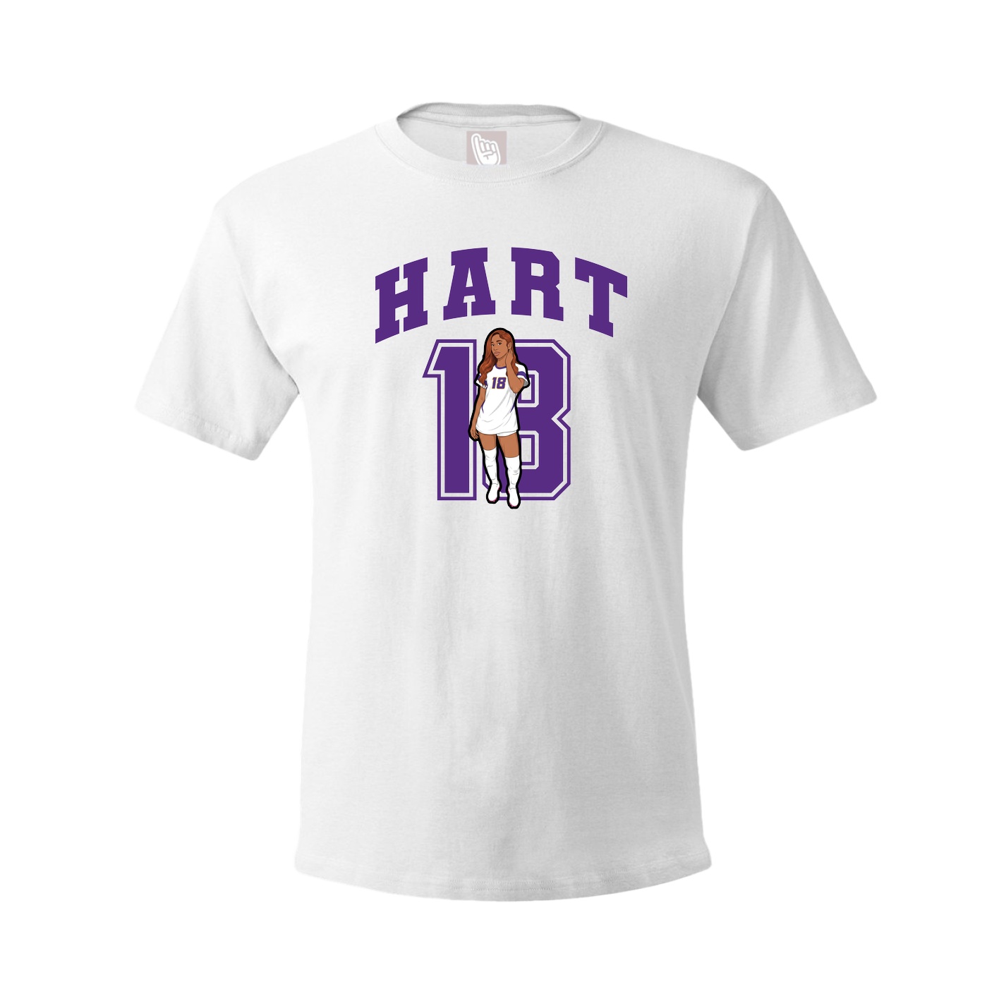 Tee — Number in White