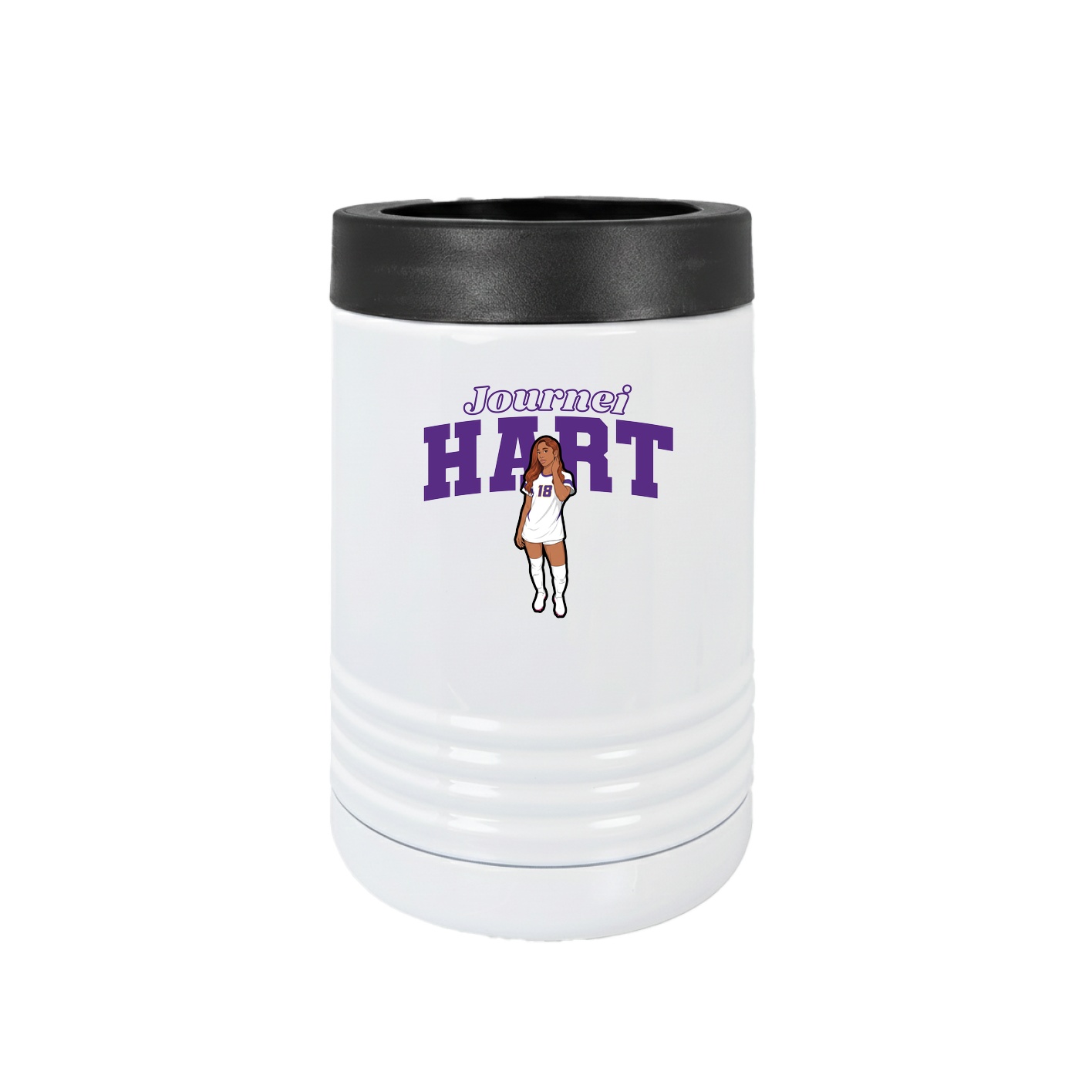 Beverage Holder — Name Arch in White