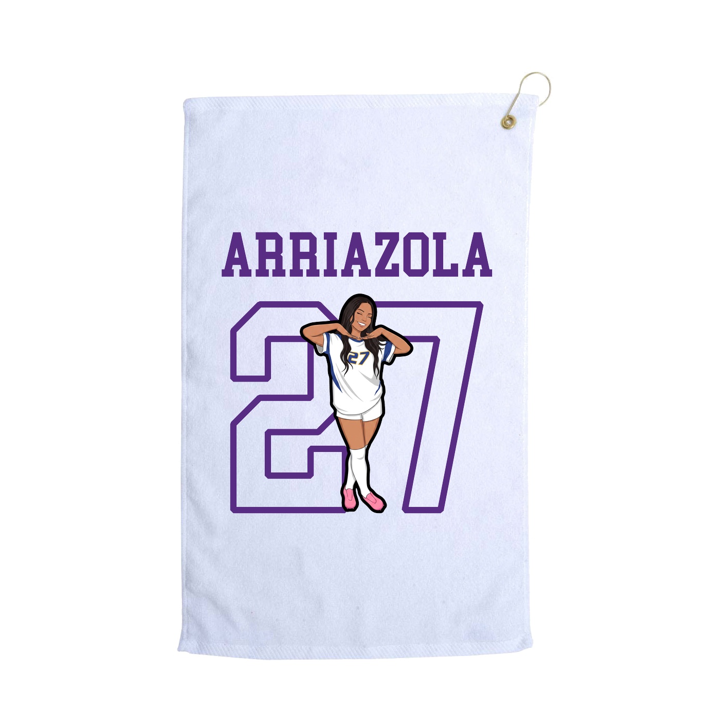 Golf Towel — Shirsey in White