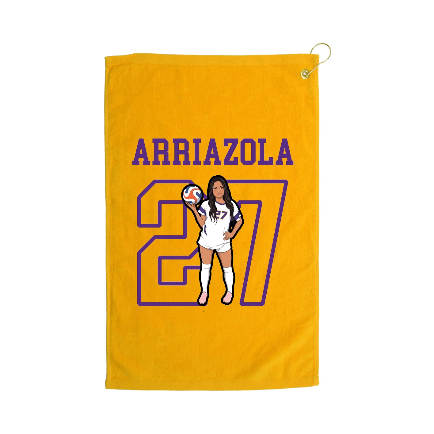 Golf Towel — Shirsey in Gold