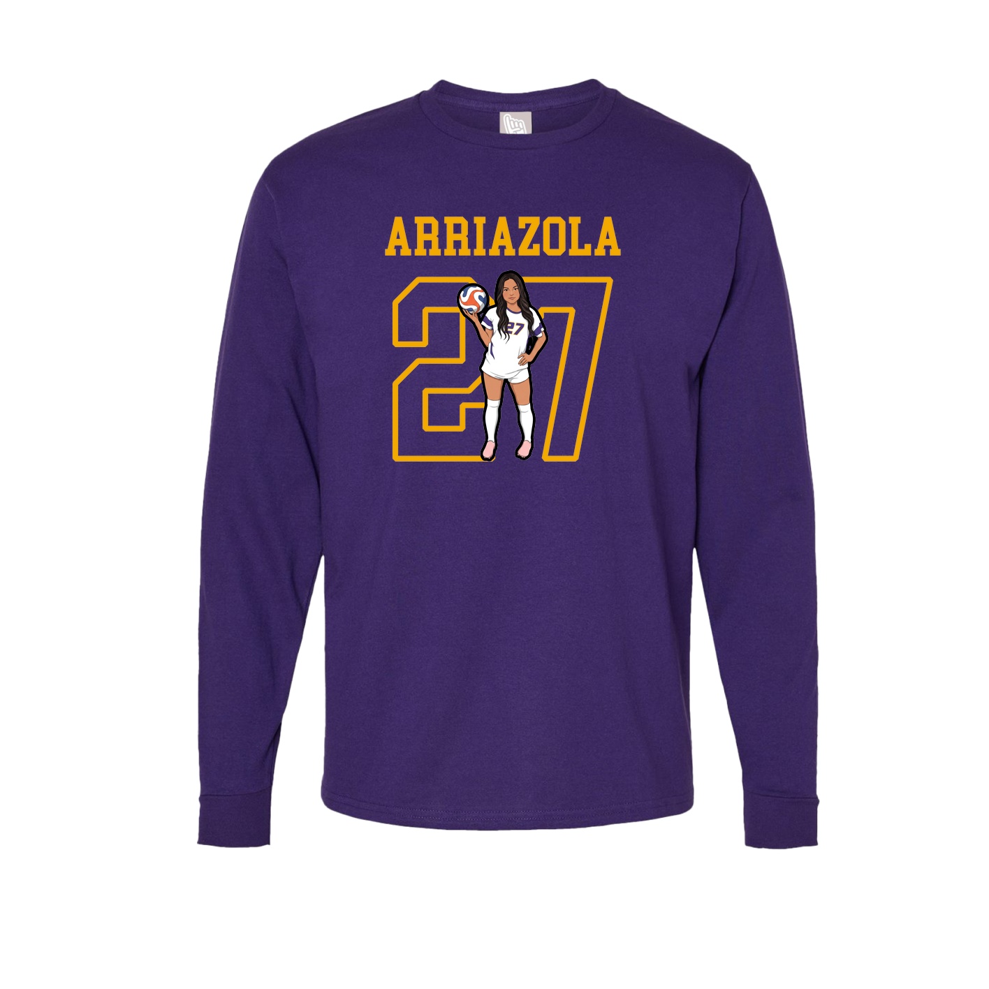 Long Sleeve Tee — Shirsey in Purple