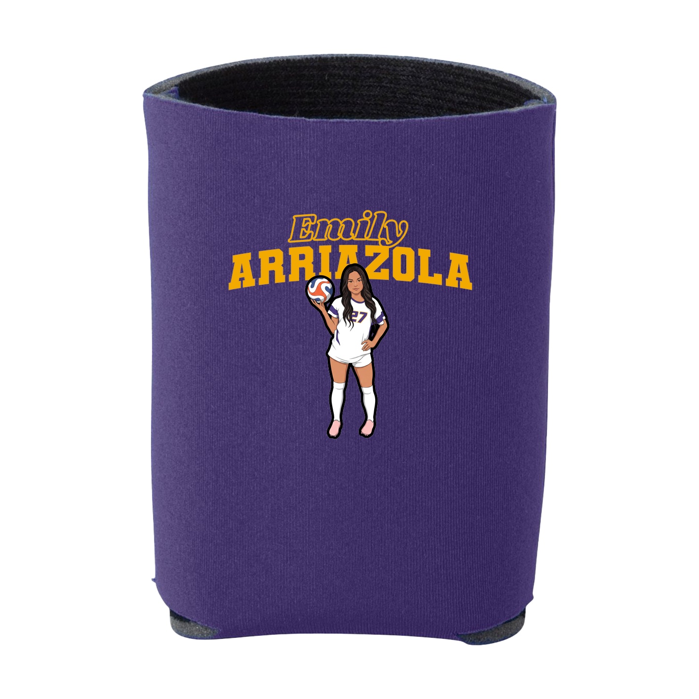 Can Holder — Name Arch in Purple