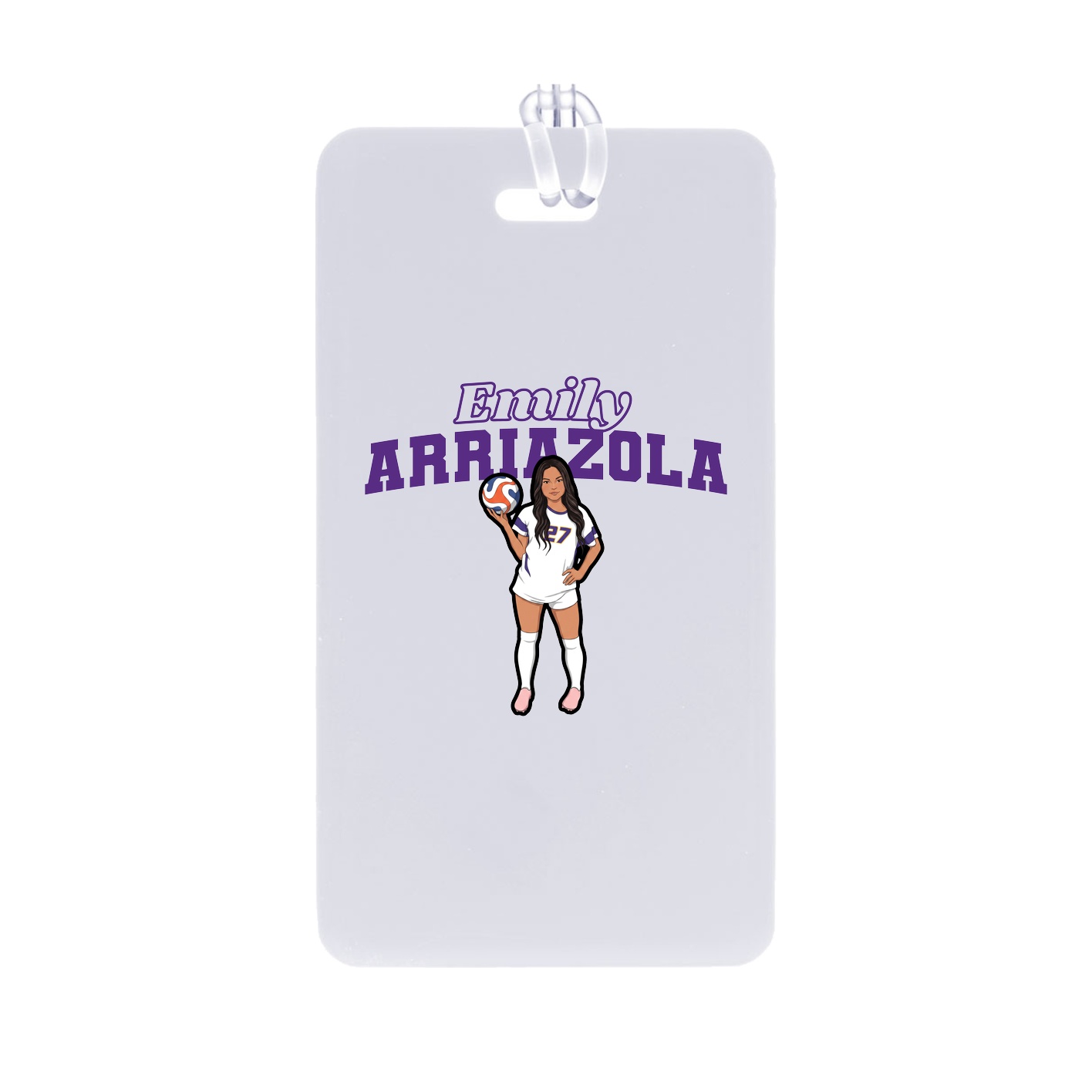 Bag Tag — Name Arch in Classic