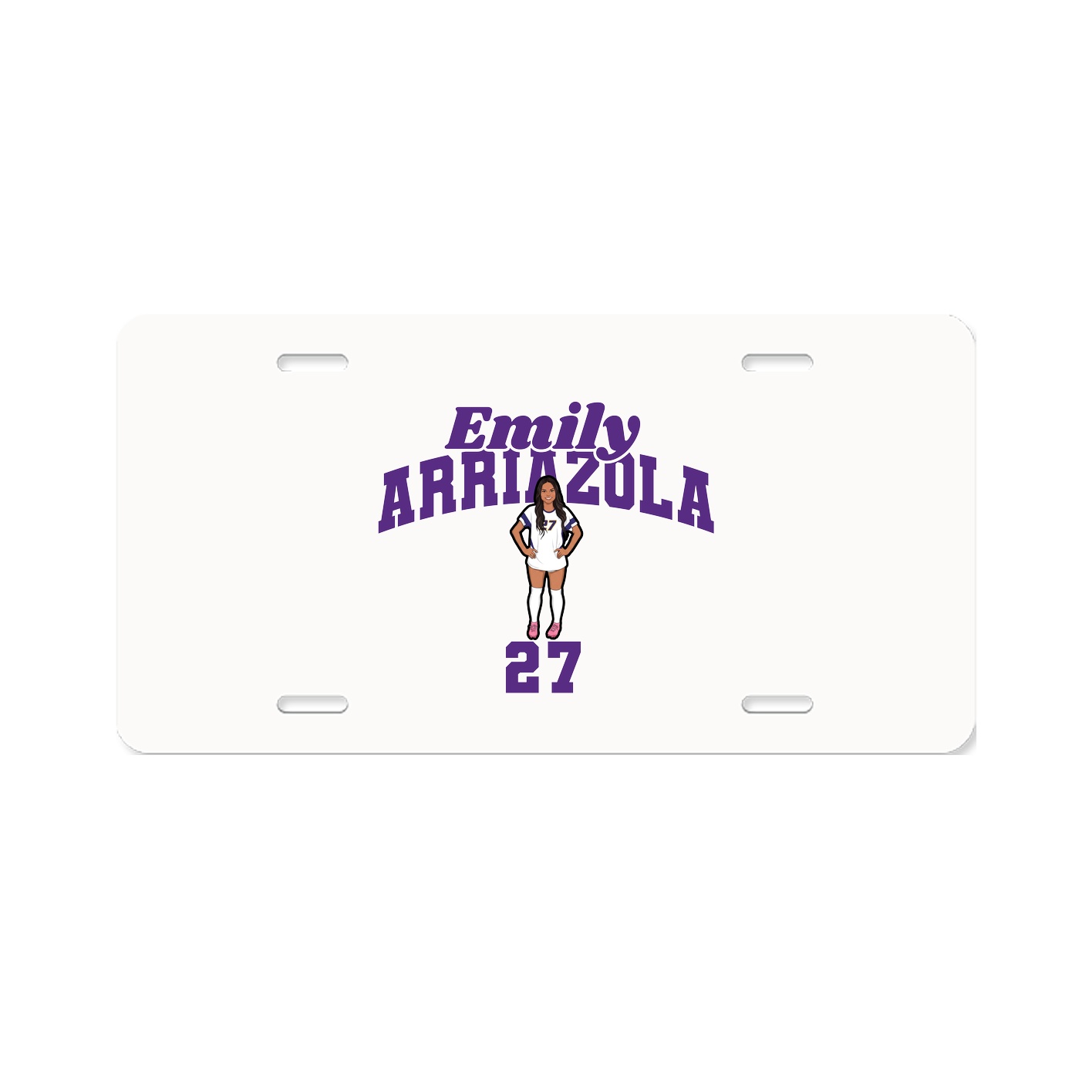 License Plate — Signature Arch in Classic