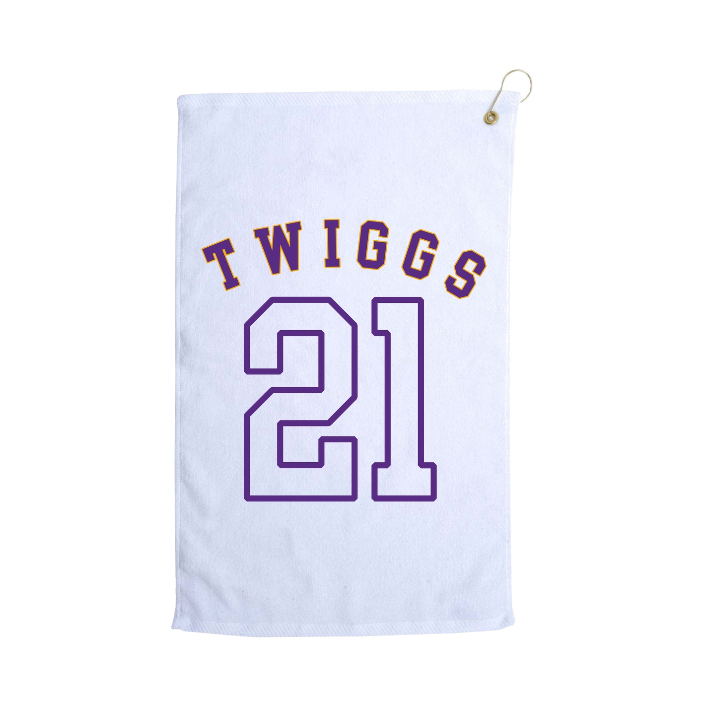 Golf Towel — Shirsey Arch in White