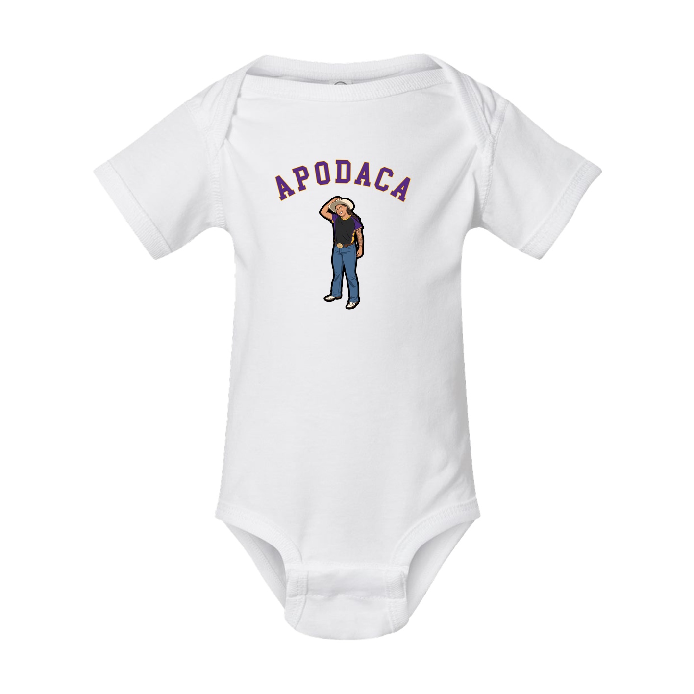 Baby Onesie — Shirsey Arch in White