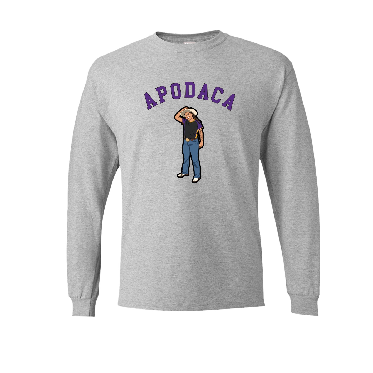Long Sleeve Tee — Shirsey Arch in Grey