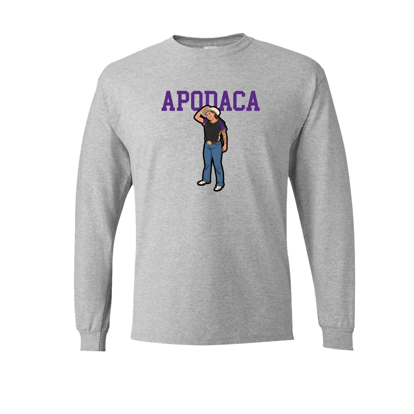 Long Sleeve Tee — Shirsey in Grey