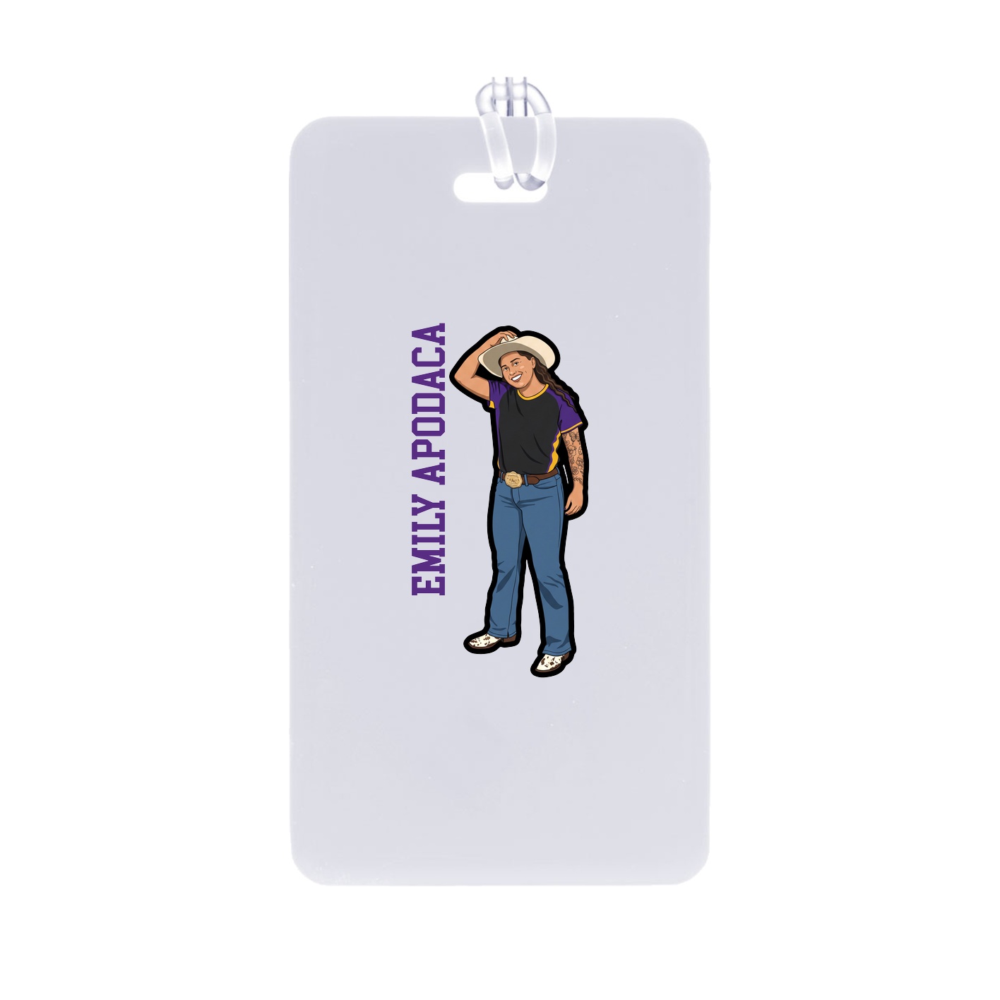 Bag Tag — Name Vertical in Classic