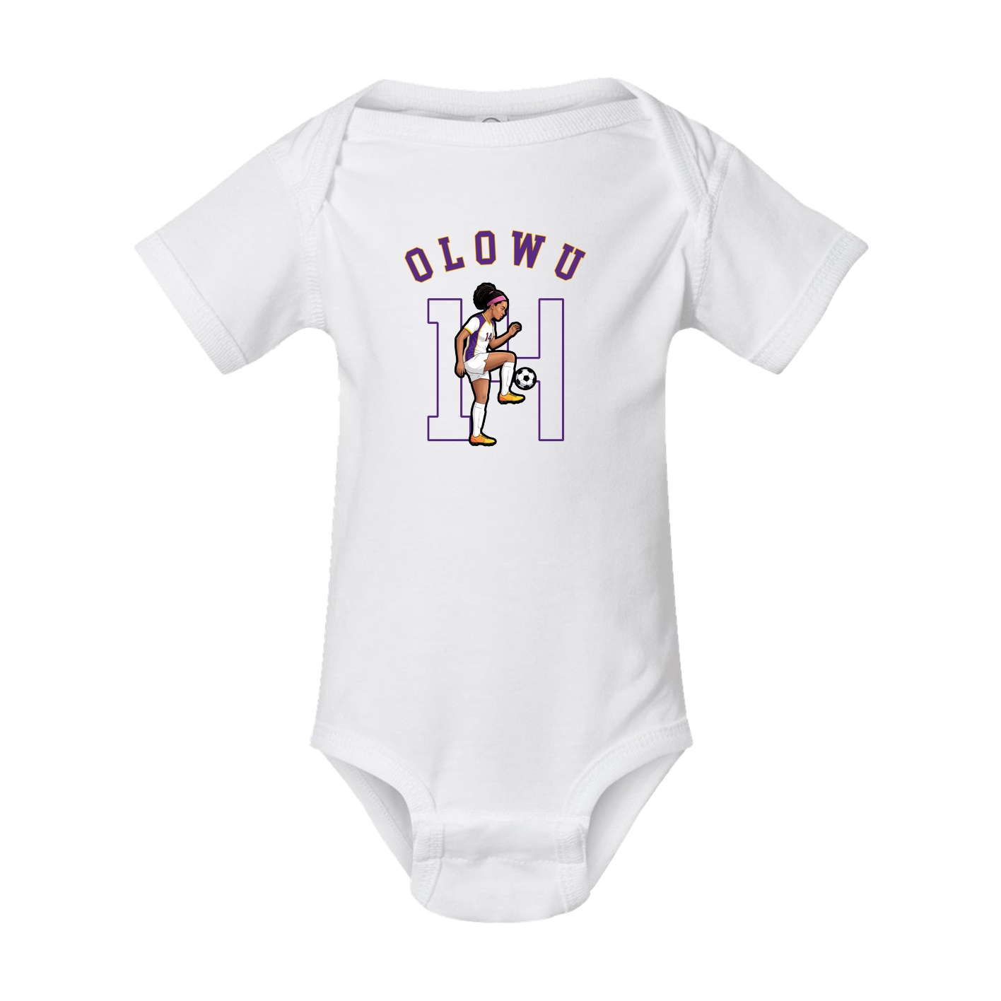 Baby Onesie — Shirsey Arch in White