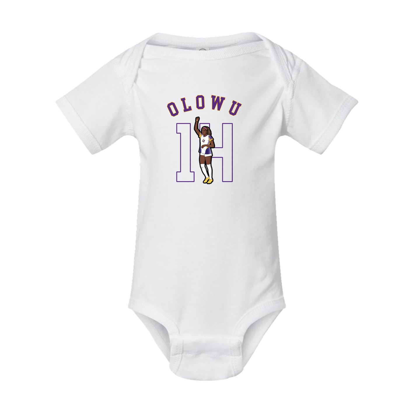 Baby Onesie — Shirsey Arch in White