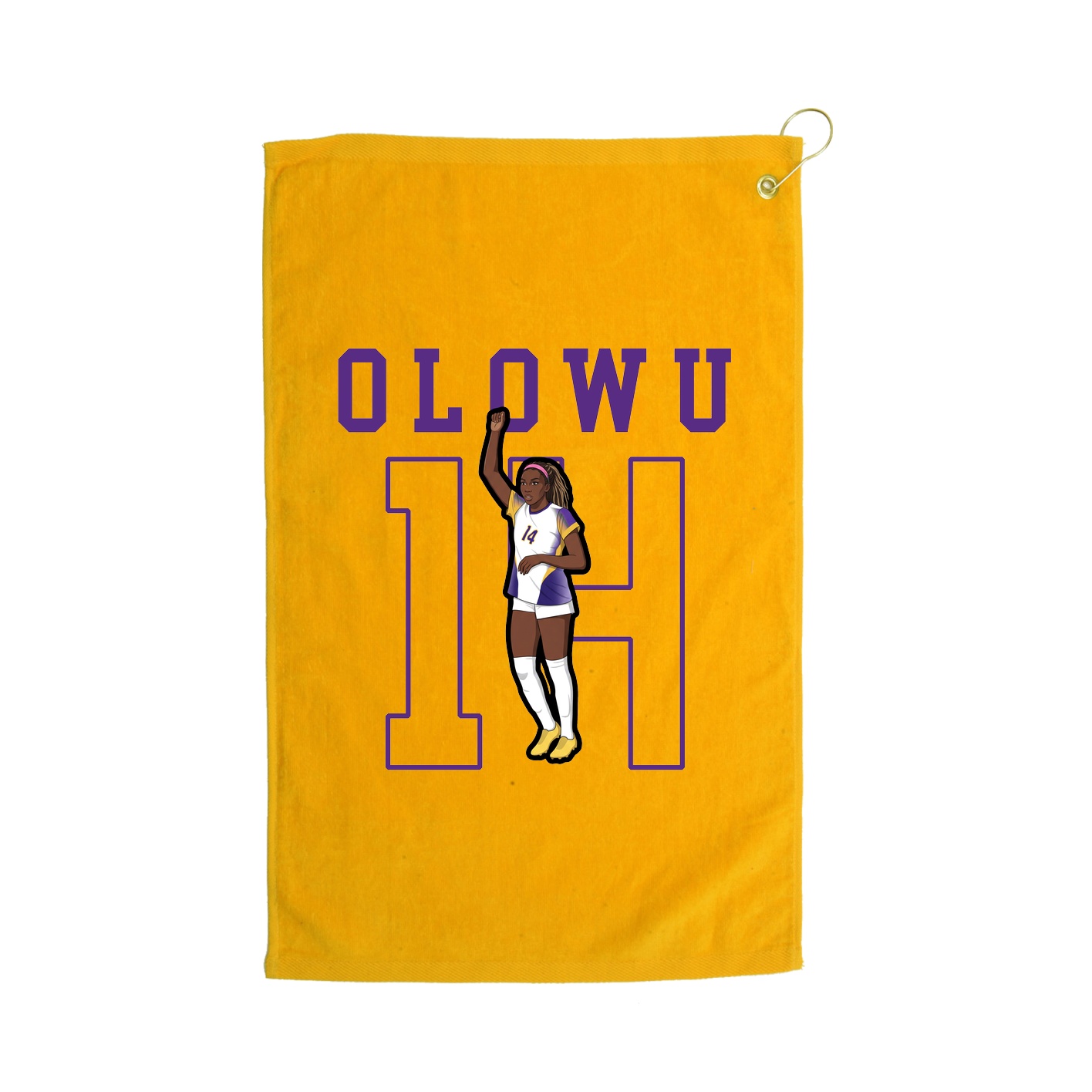 Golf Towel — Shirsey in Gold