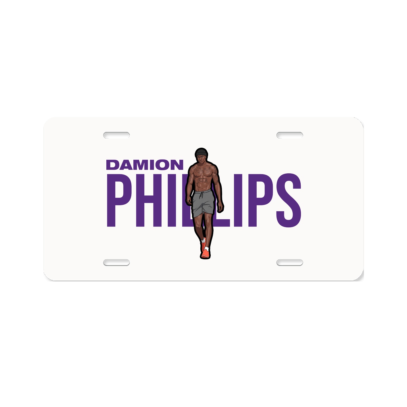 License Plate — Player Name in Classic