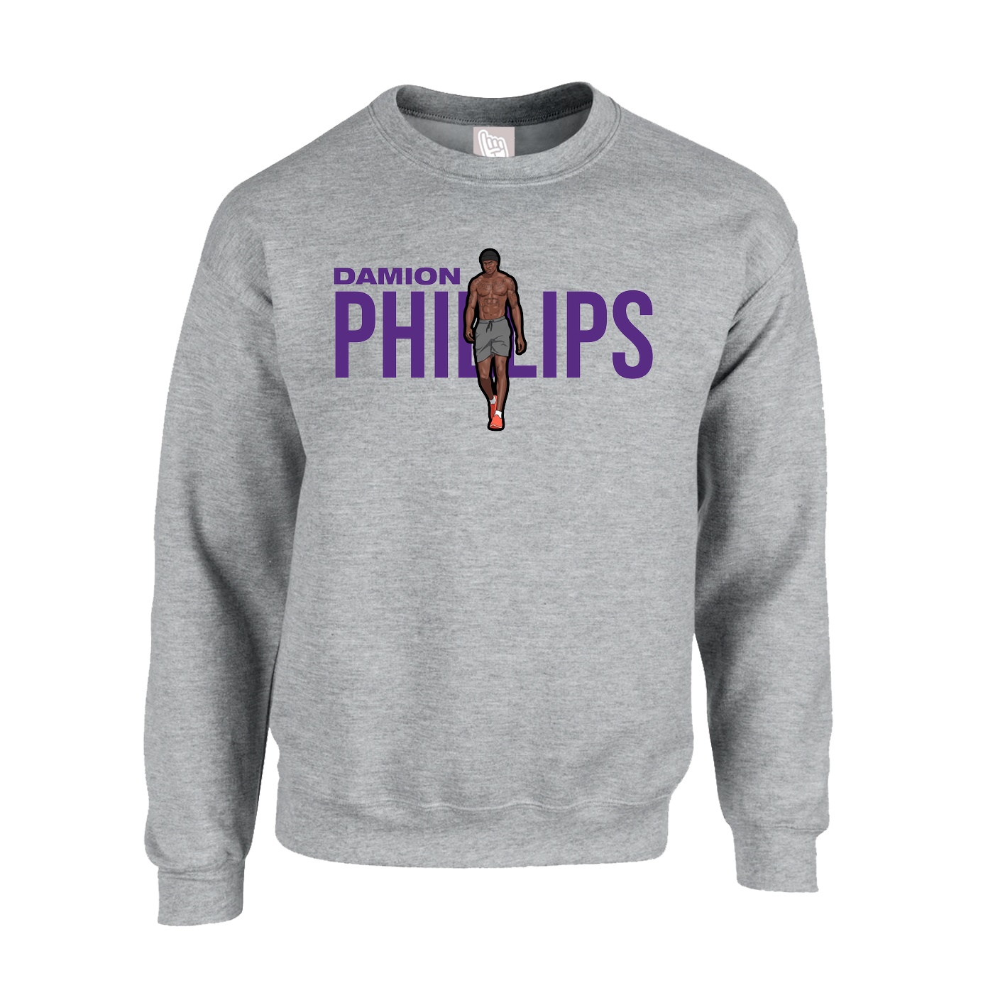 Fleece Crew — Player Name in Grey
