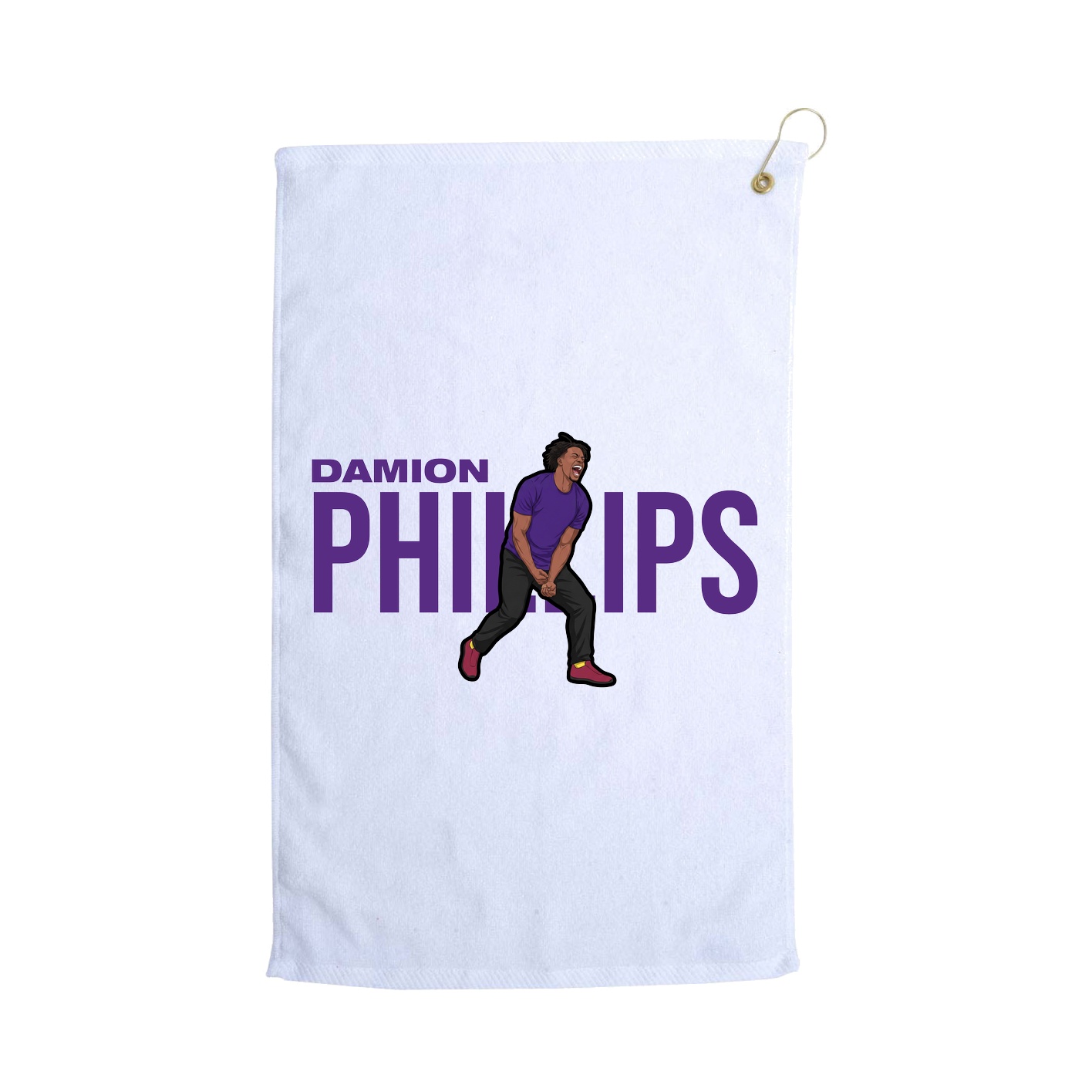 Golf Towel — Player Name in White