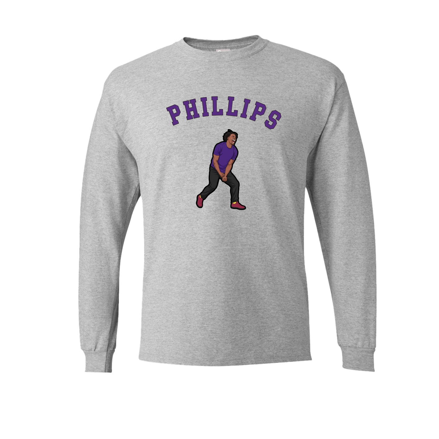 Long Sleeve Tee — Shirsey Arch in Grey