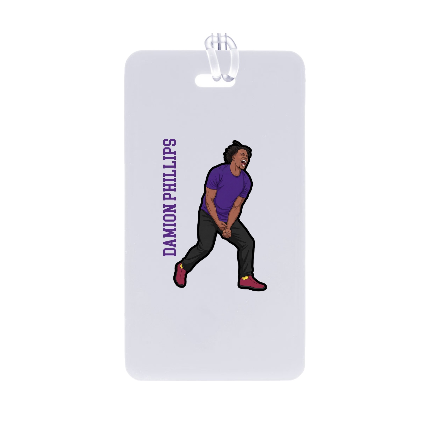 Bag Tag — Name Vertical in Classic