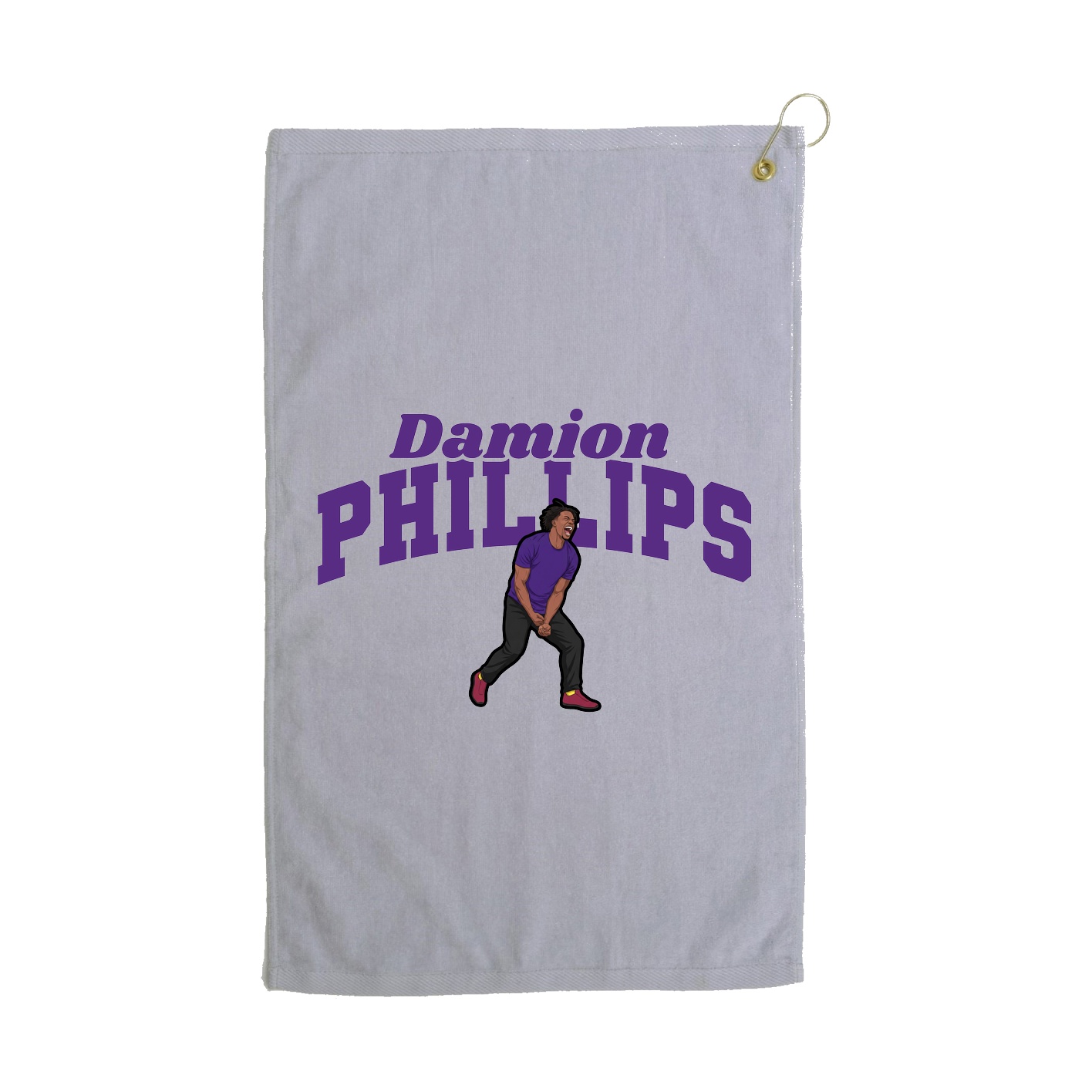 Golf Towel — Signature Arch in Grey