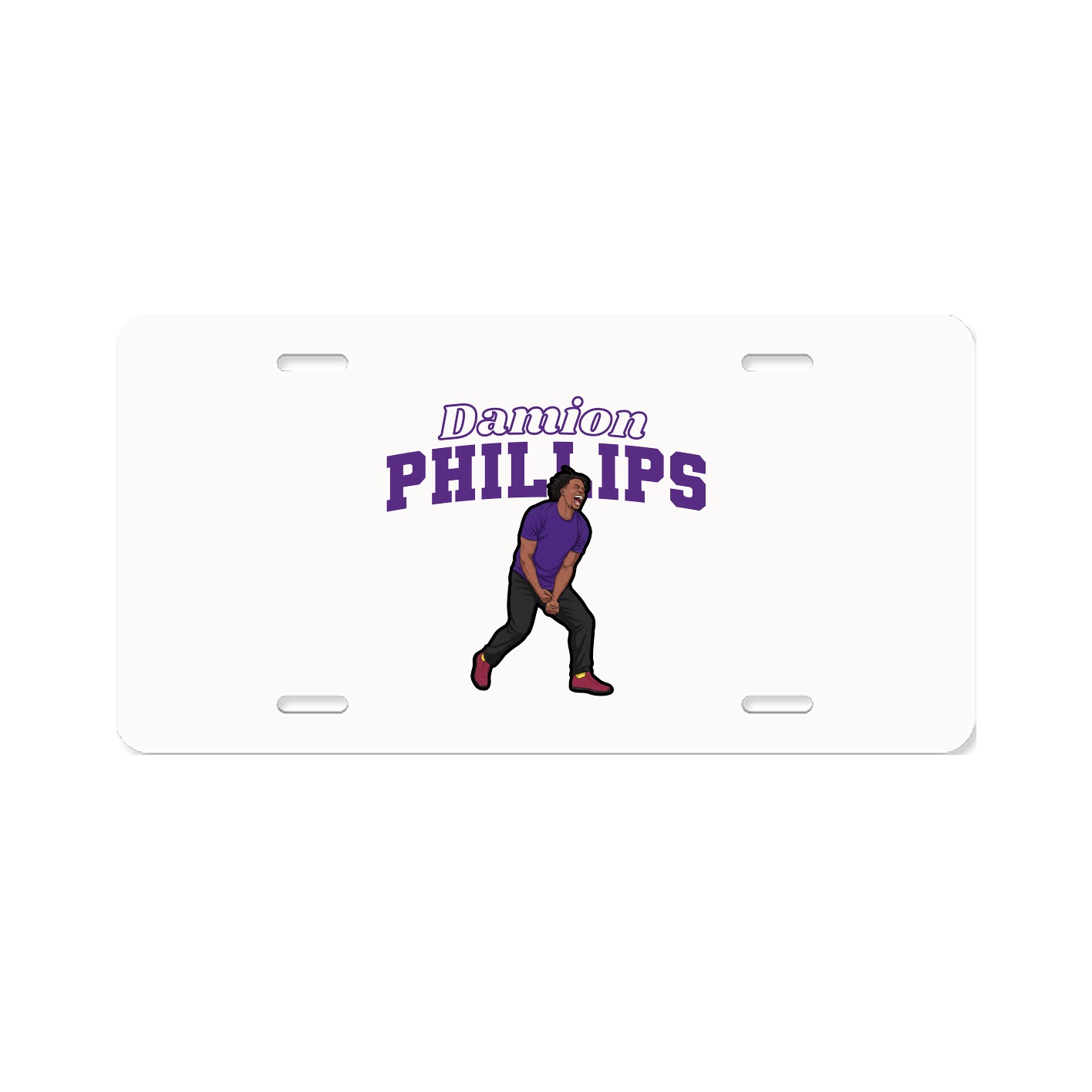 License Plate — Name Arch in Classic