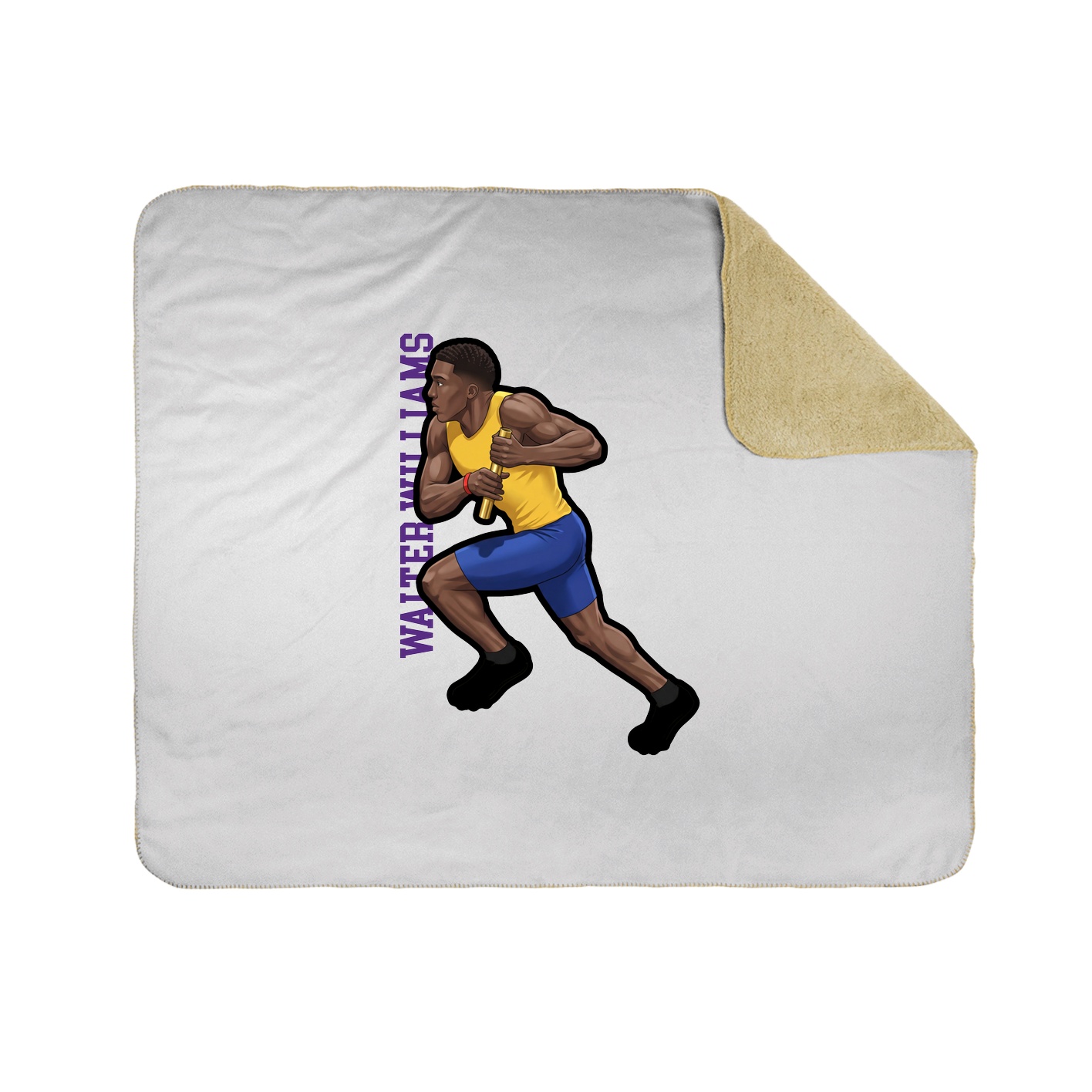 50x60 Sherpa Lined Throw Blanket