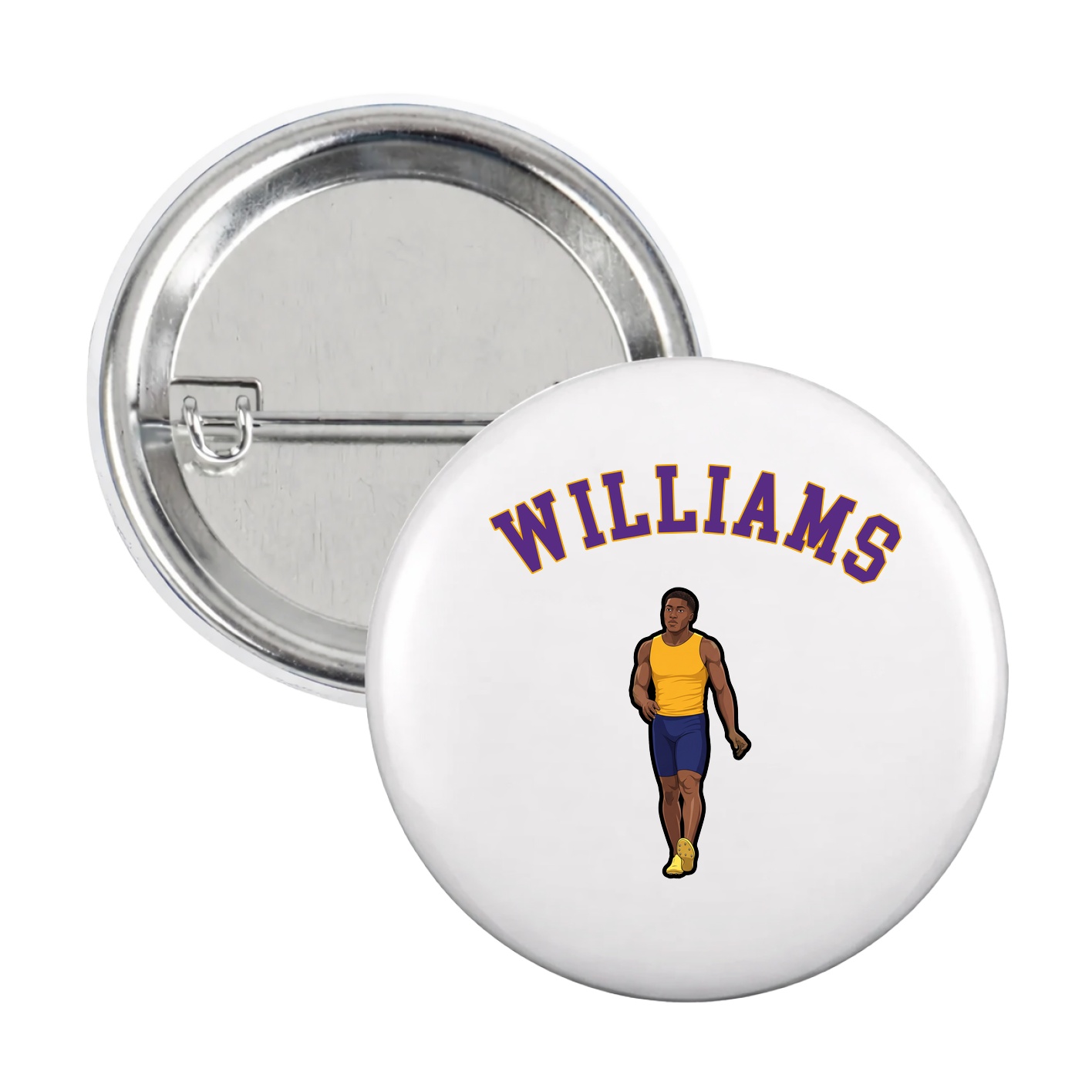 Game Day Button — Shirsey Arch in White