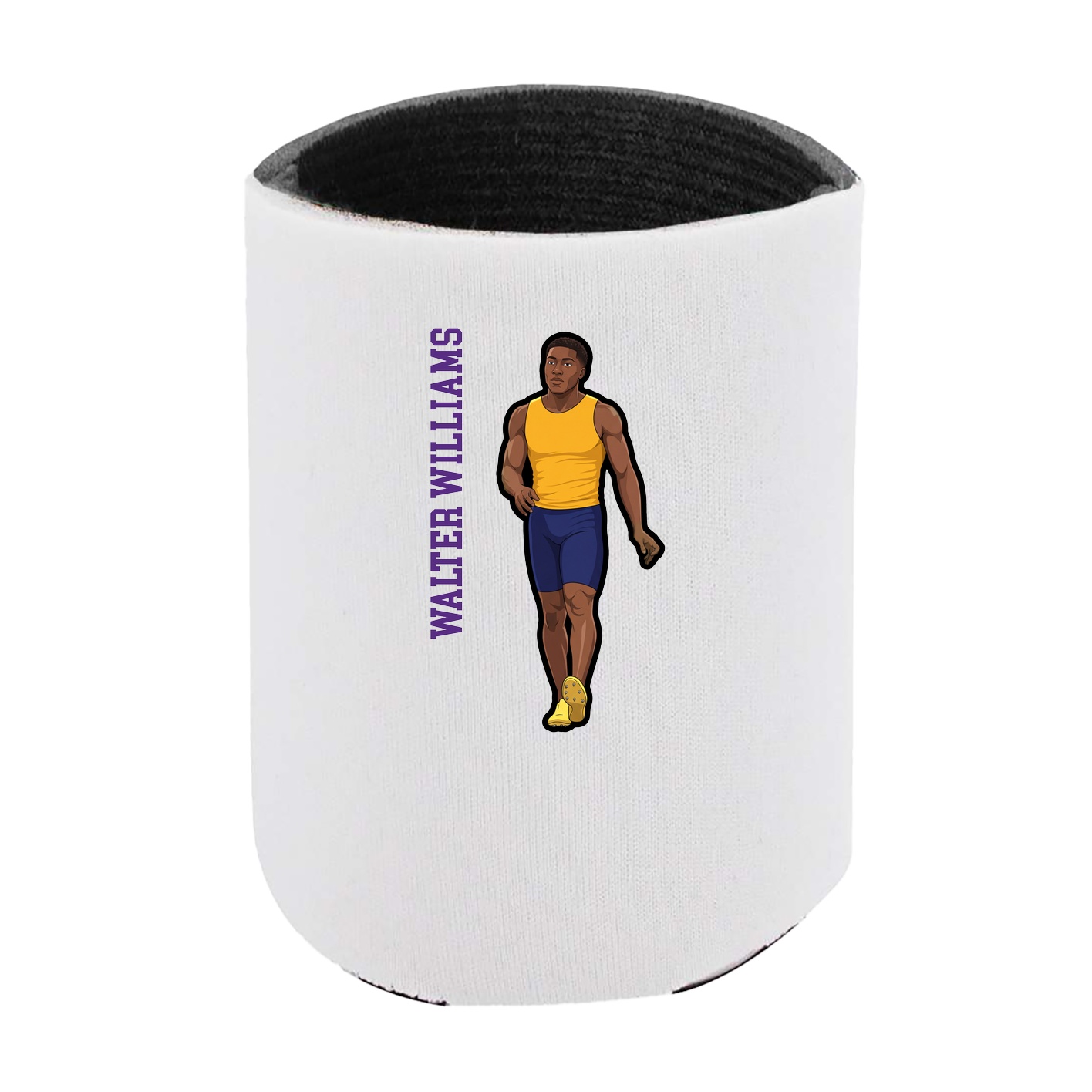 Can Holder — Name Vertical in White