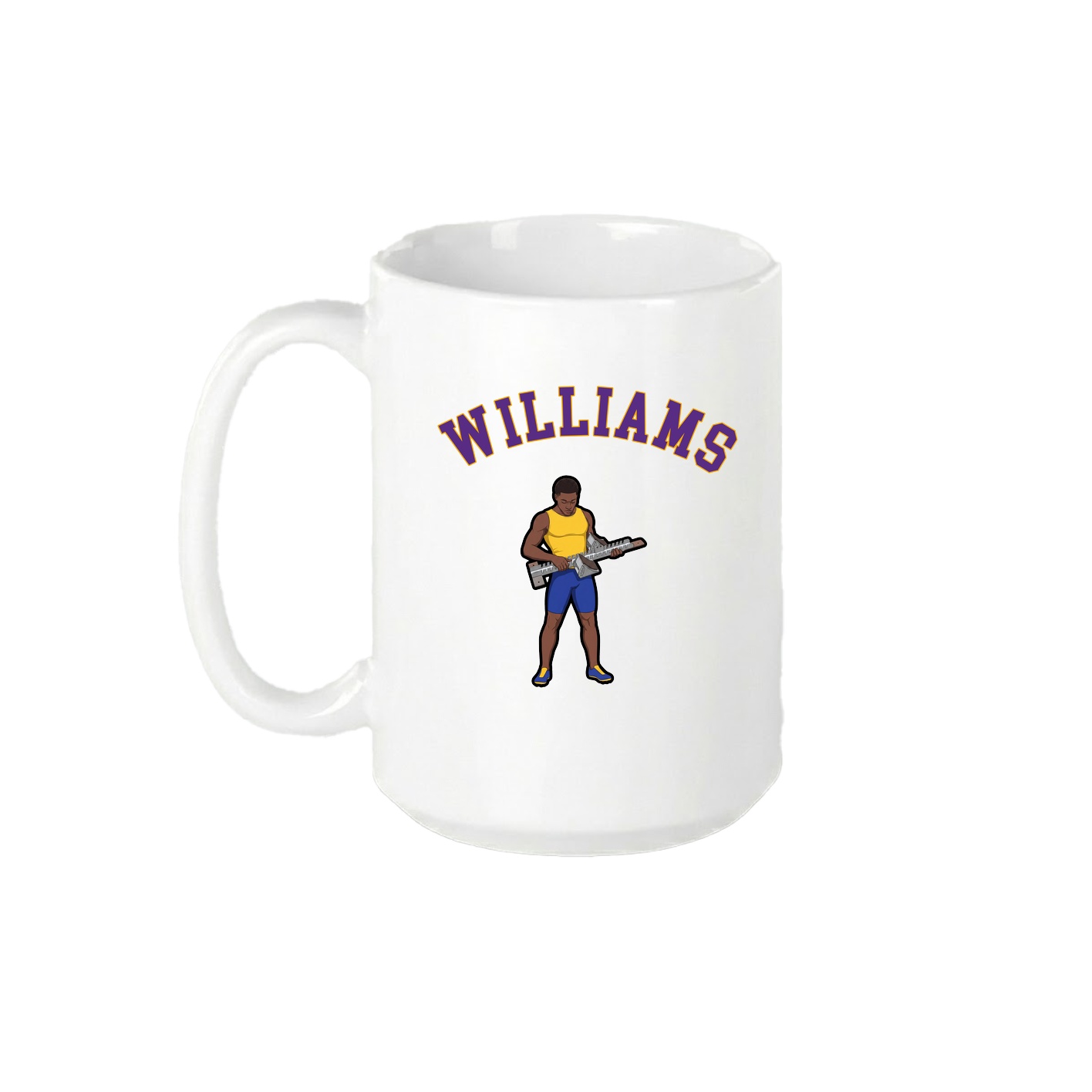 15oz Coffee Mug — Shirsey Arch in White