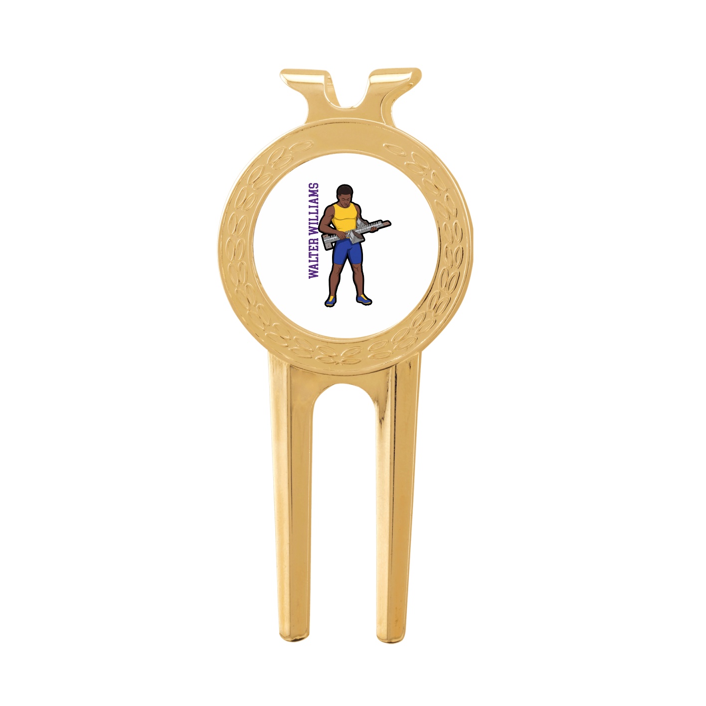 Divot Tool with Ball Marker — Name Vertical in Classic